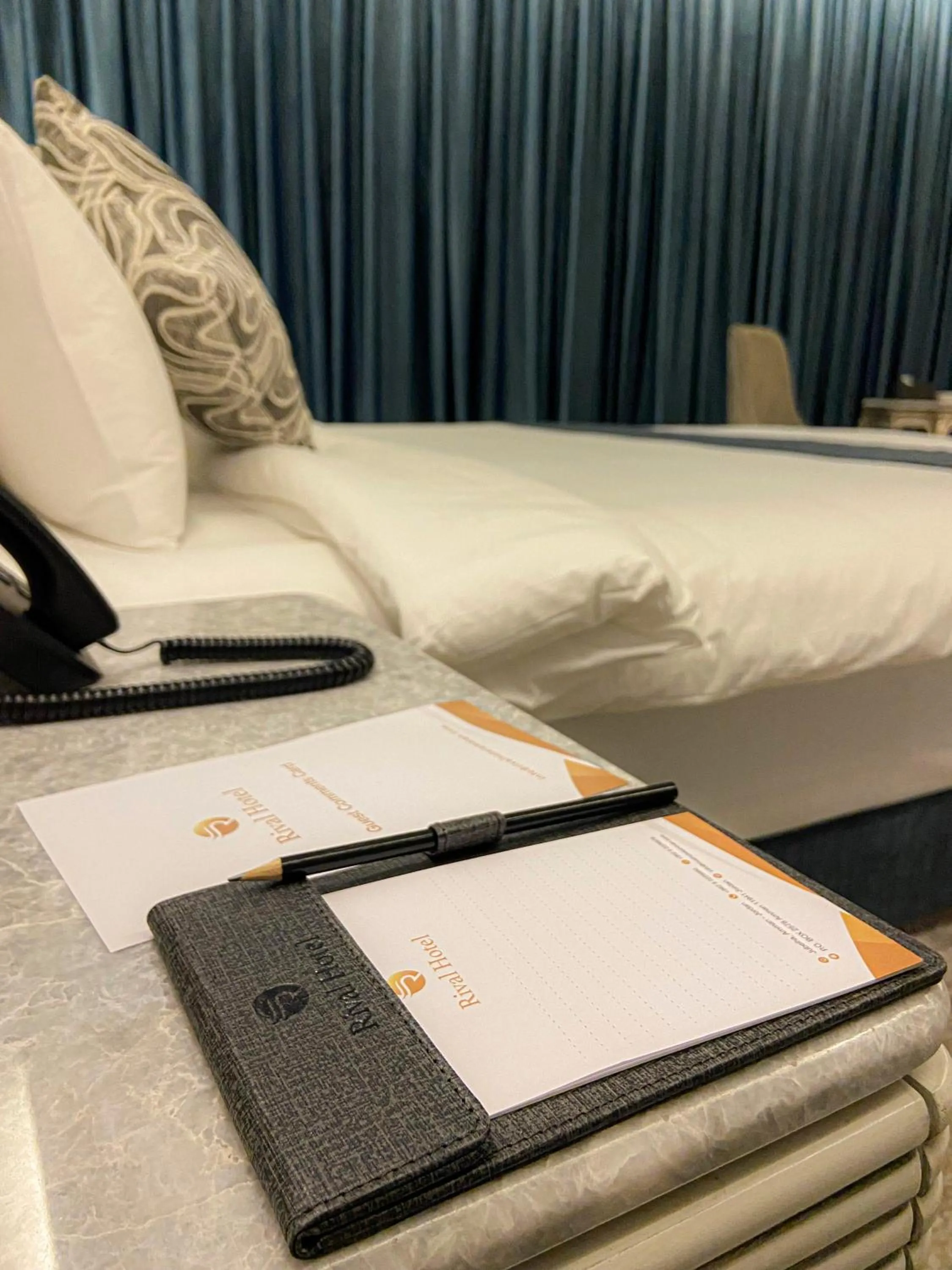 Bed in Rival Hotel Amman