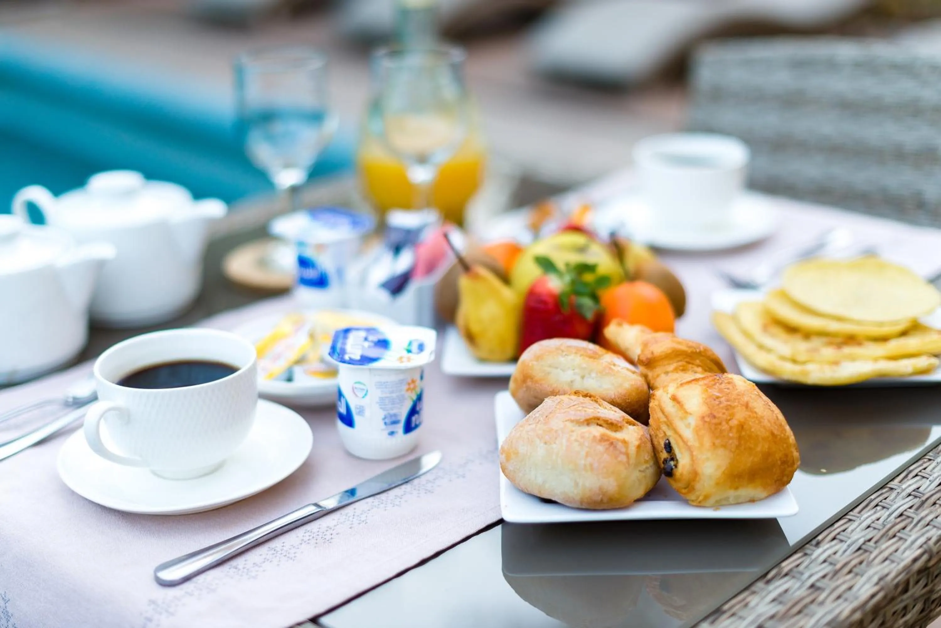 Continental breakfast in Hivernage Secret Suites & Garden