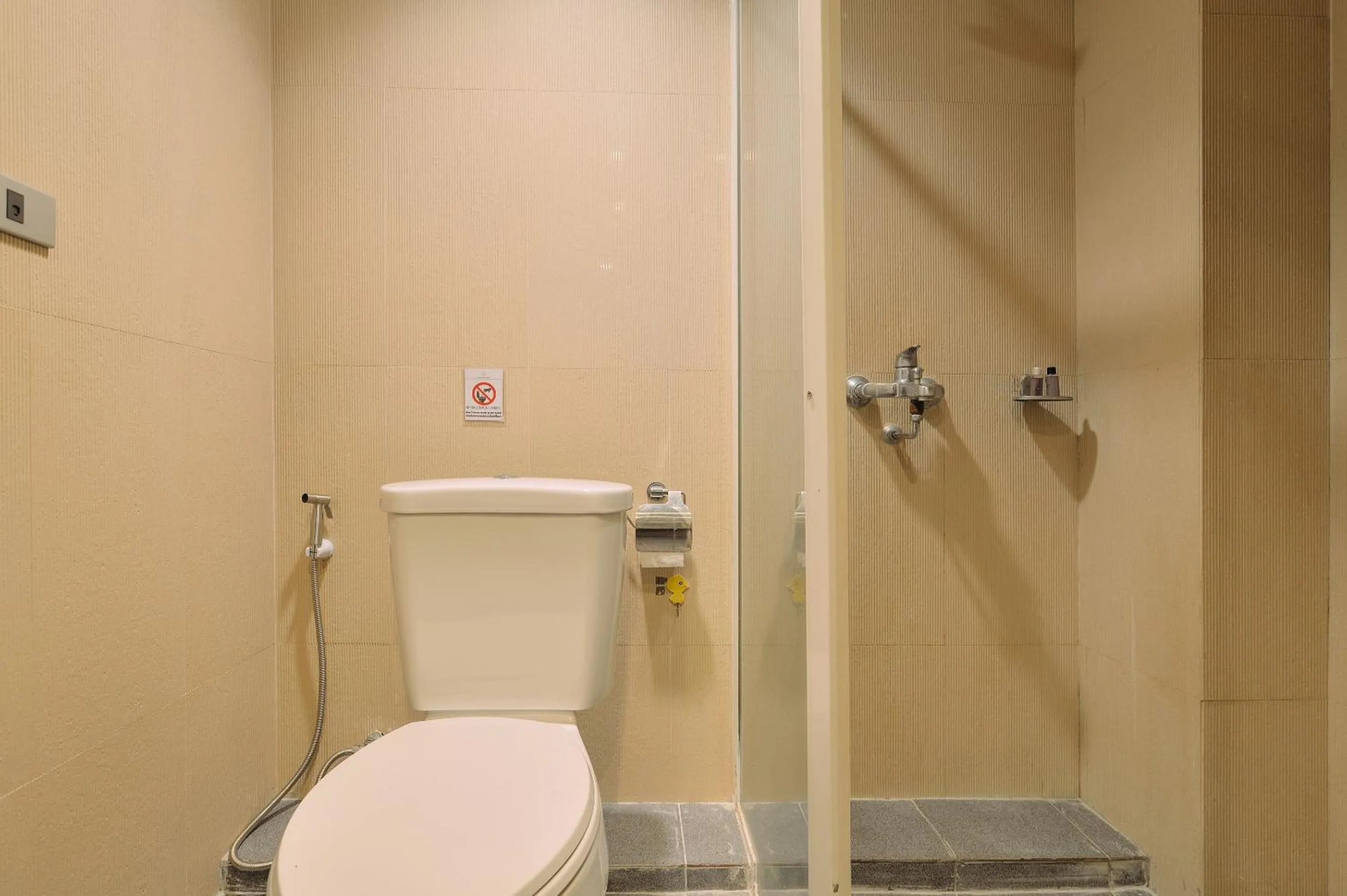 Shower in Tori crown hotel