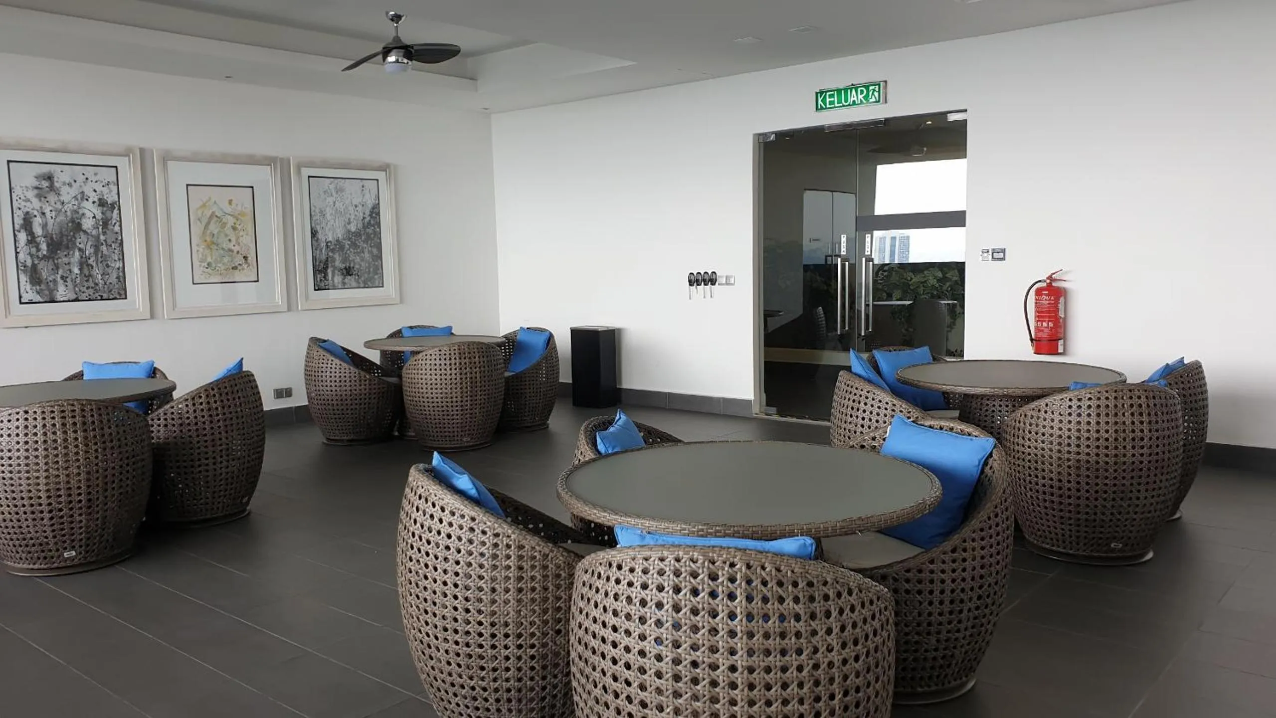 Seating area in M City Ampang KL city