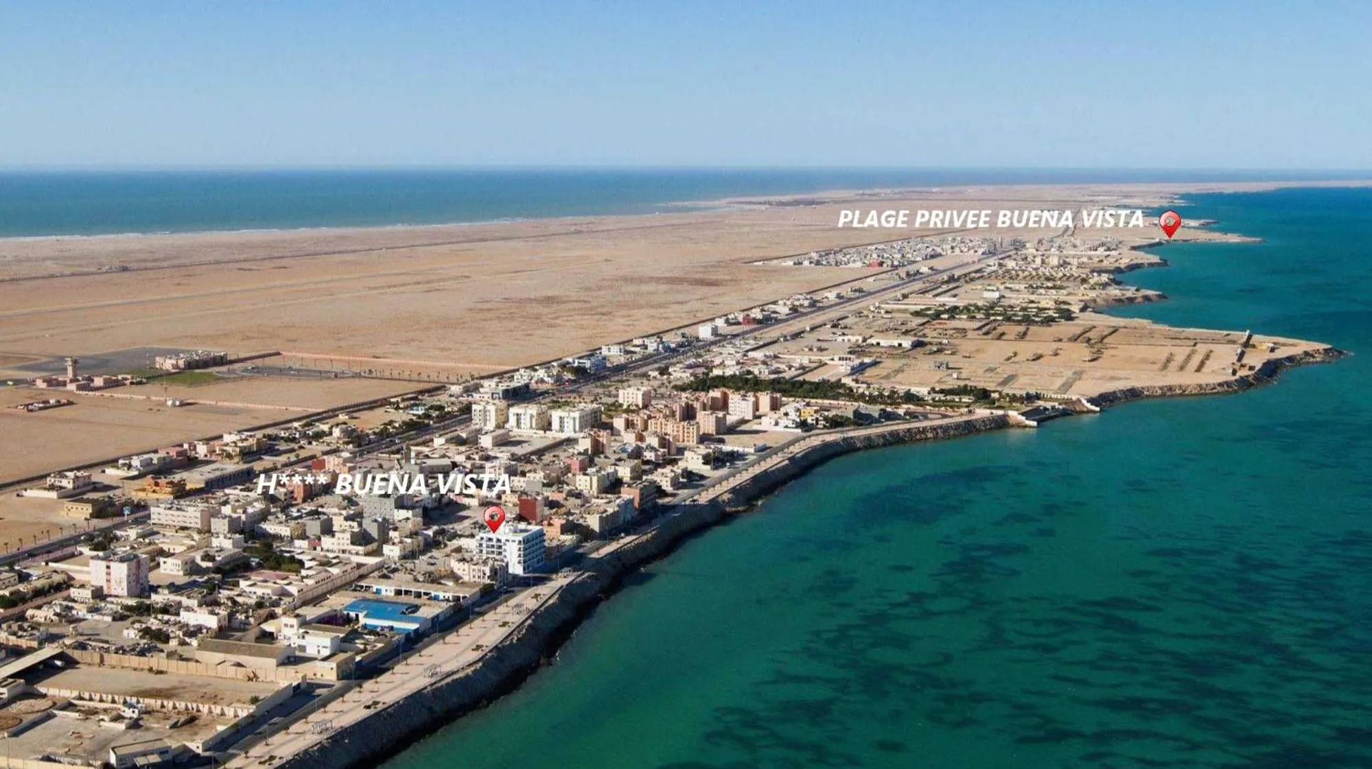 Bird's eye view in Hotel Buenavista Dakhla