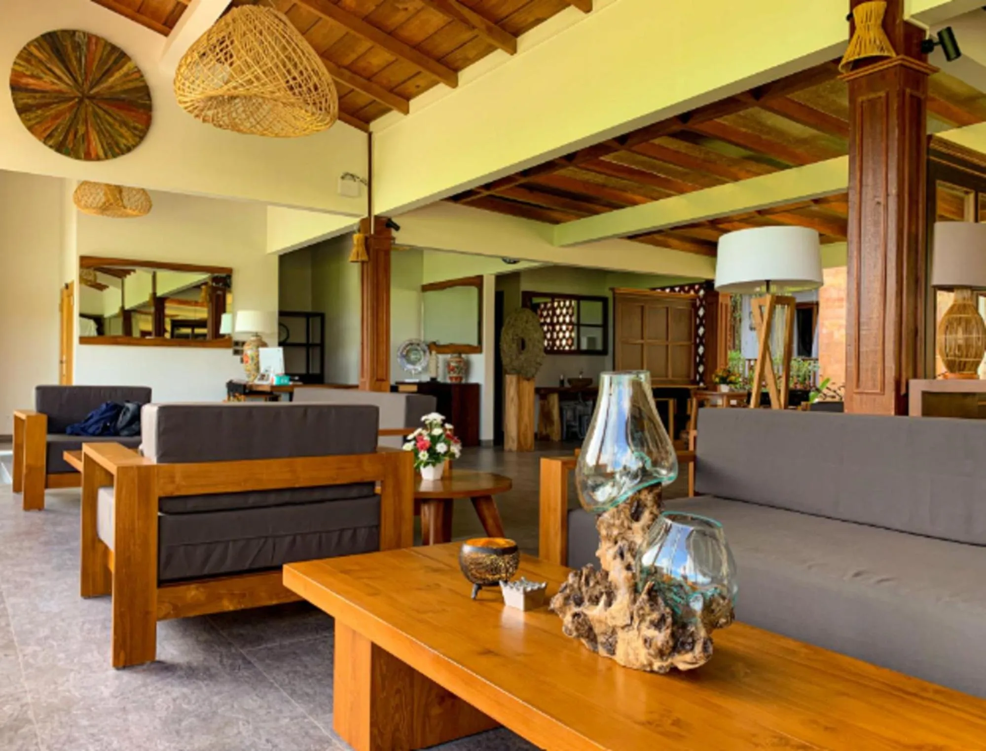 Lobby or reception in Santai Toraja