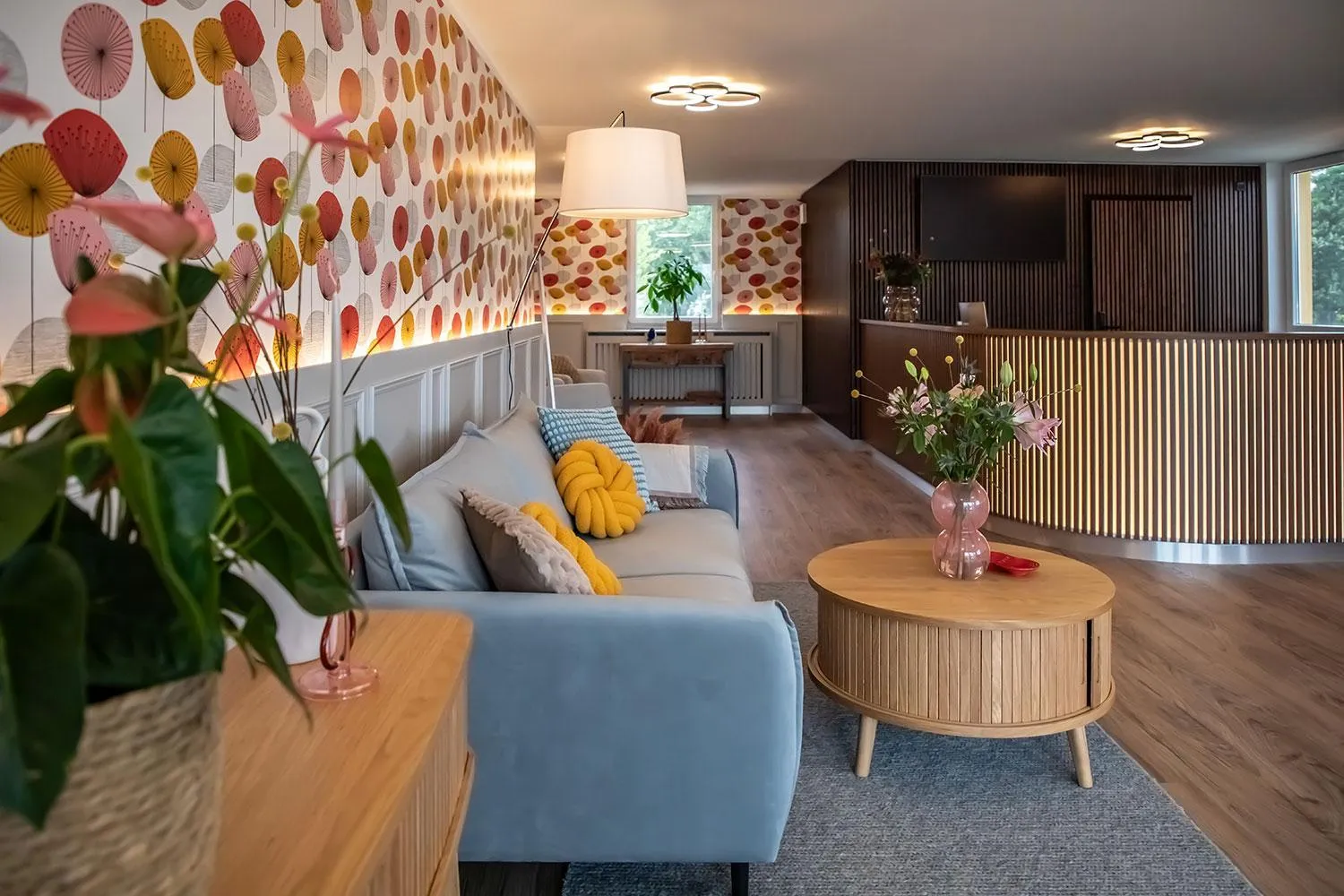 Lobby or reception in Hotel Restaurant Elbebrücke