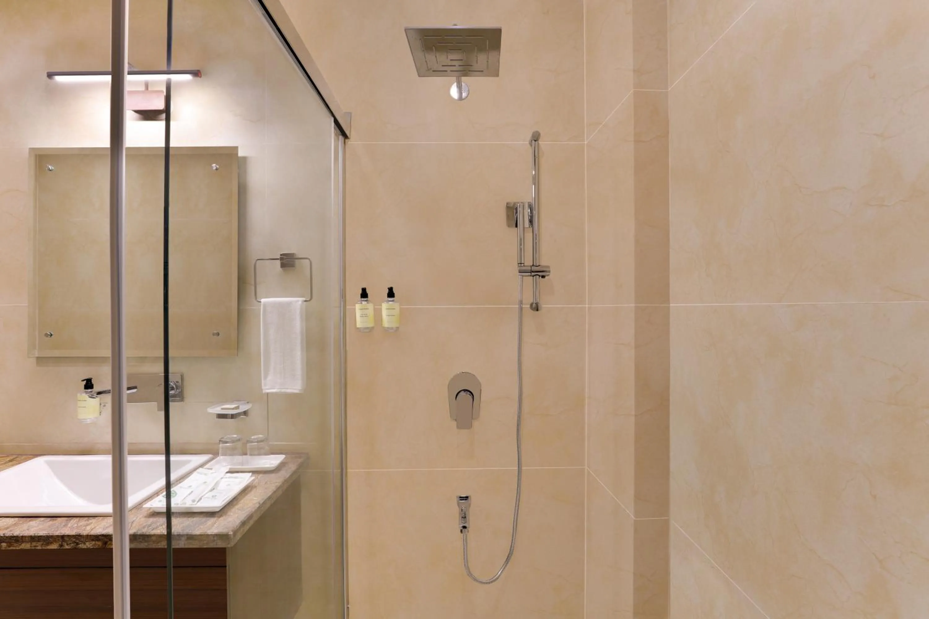 Shower in Lemon Tree Hotel, Mcleodganj