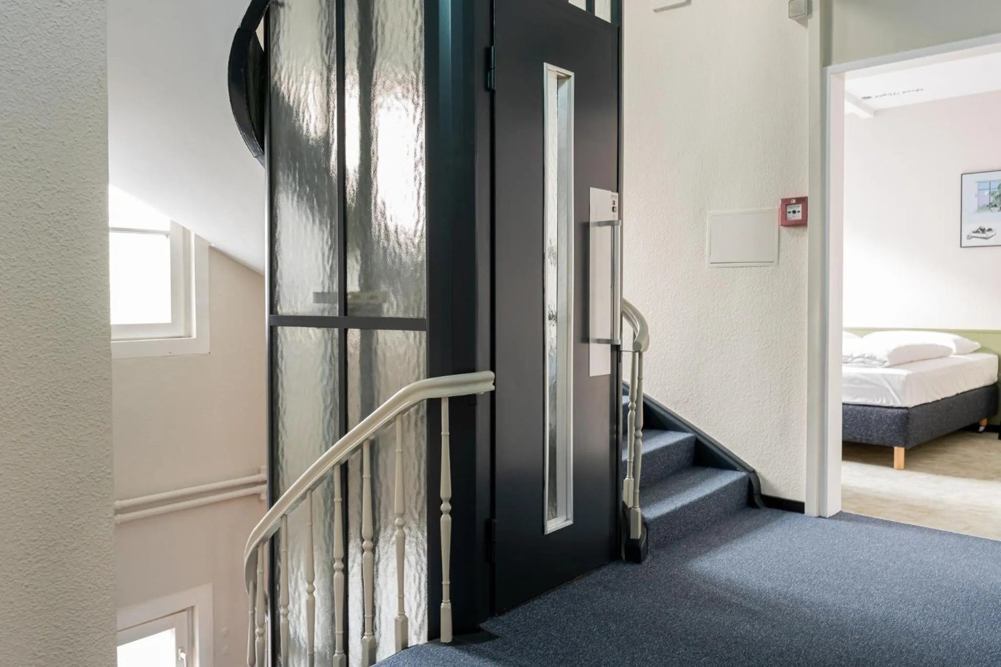 Patio, Bed in Hotel Goldener Stern - Self check-in