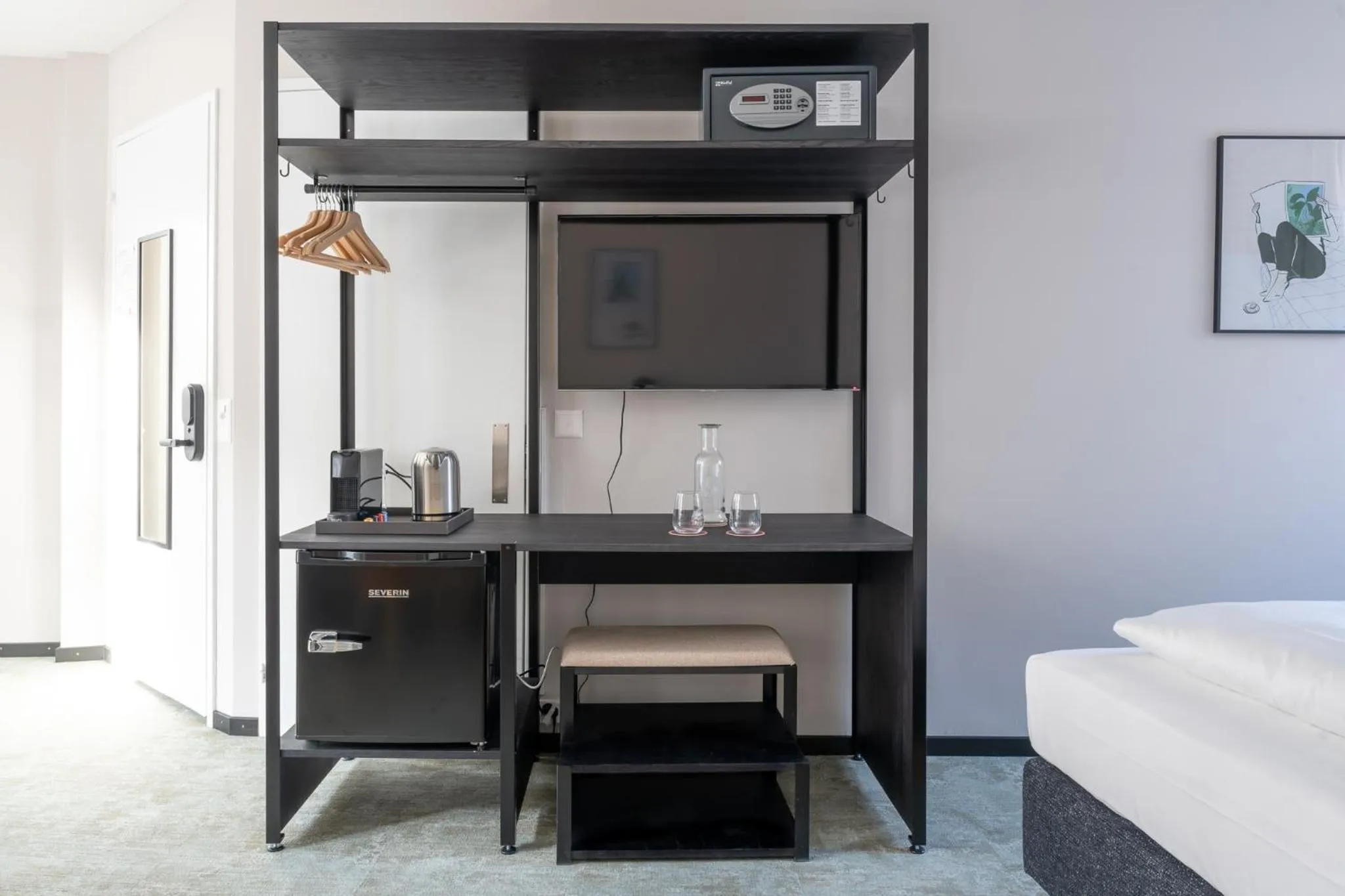 Bed in Hotel Goldener Stern - Self check-in