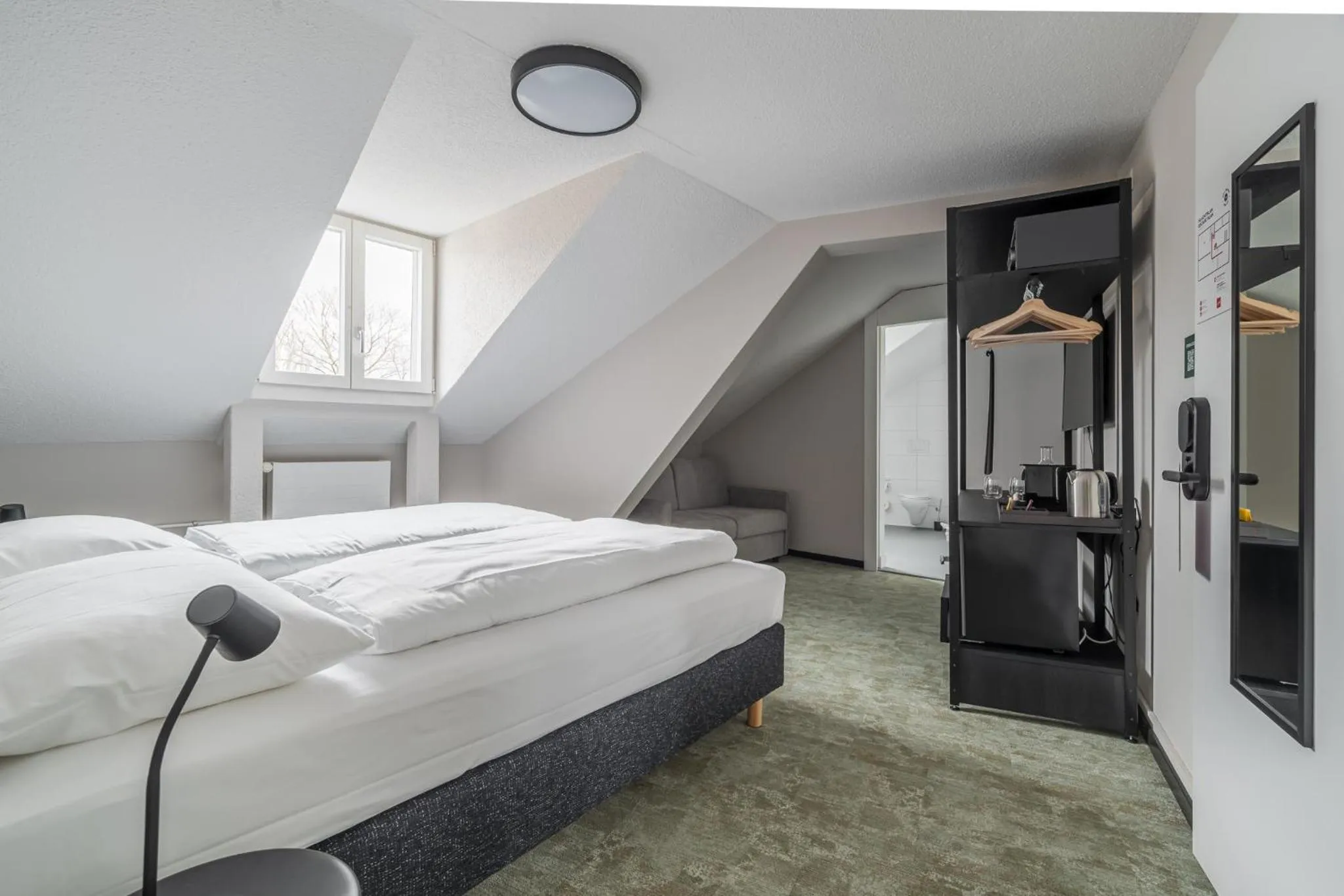 Bed in Hotel Goldener Stern - Self check-in