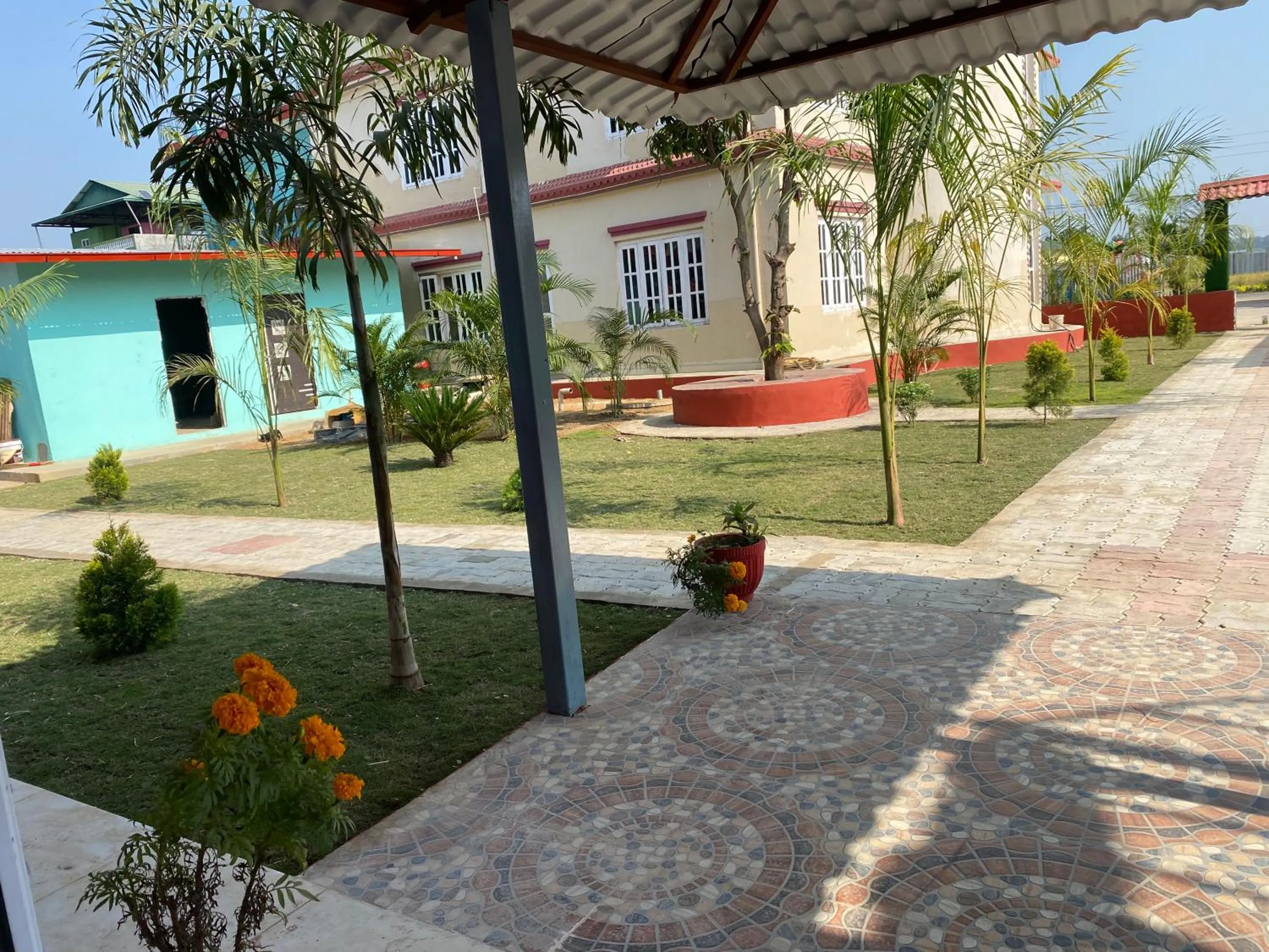 Garden in Hotel Kavya Inn