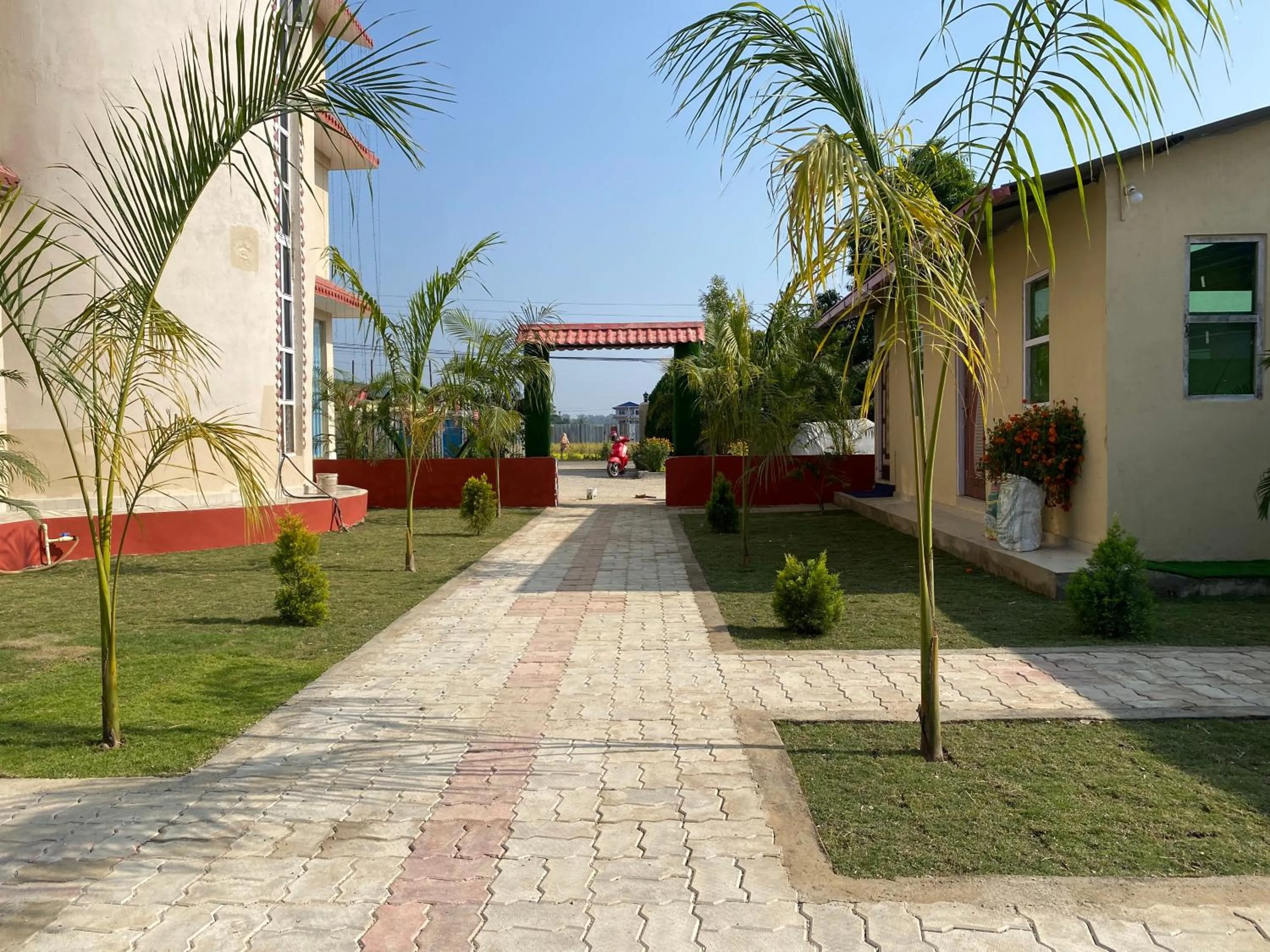 Garden in Hotel Kavya Inn