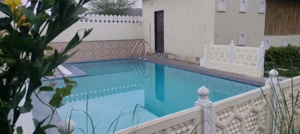 Swimming pool in Rann Meadows Ranthambhore