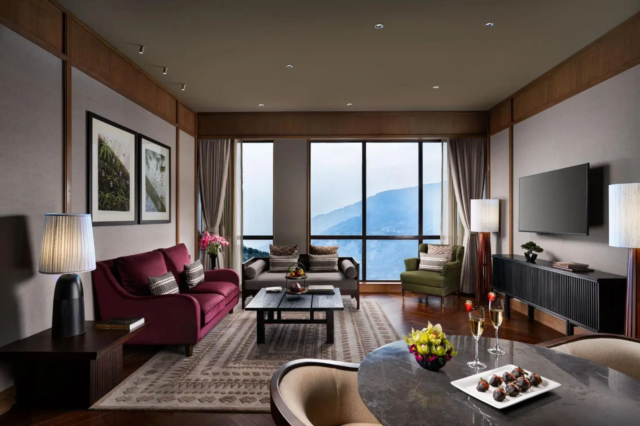 Luxury Suite with Balcony and Himalayan View - single occupancy in Taj Guras Kutir Resort & Spa, Gangtok Luxury Suite with Balcony and Himalayan View - single occupancy in Taj Guras Kutir Resort & Spa, Gangtok