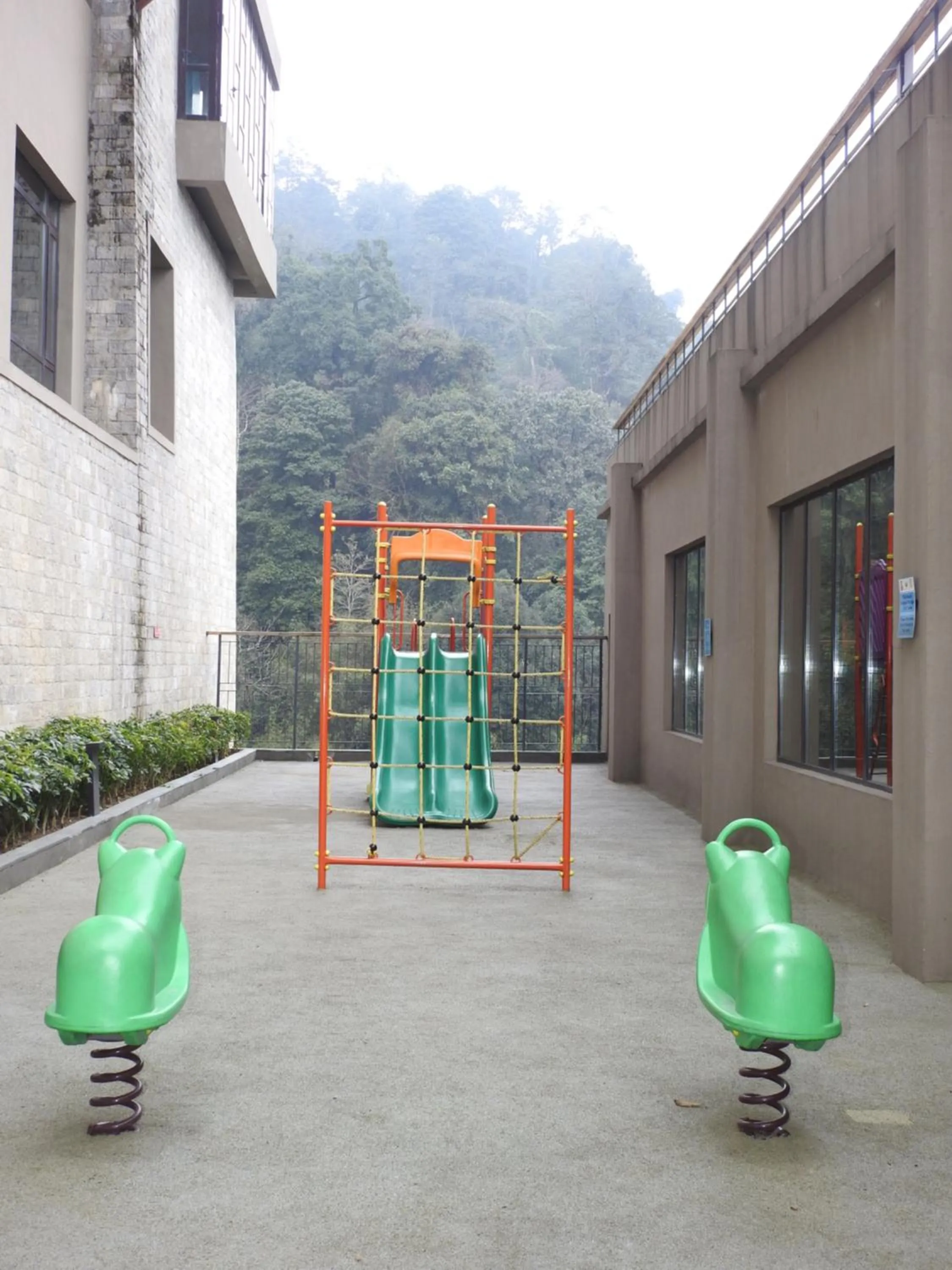 Children play ground in Taj Guras Kutir Resort & Spa, Gangtok