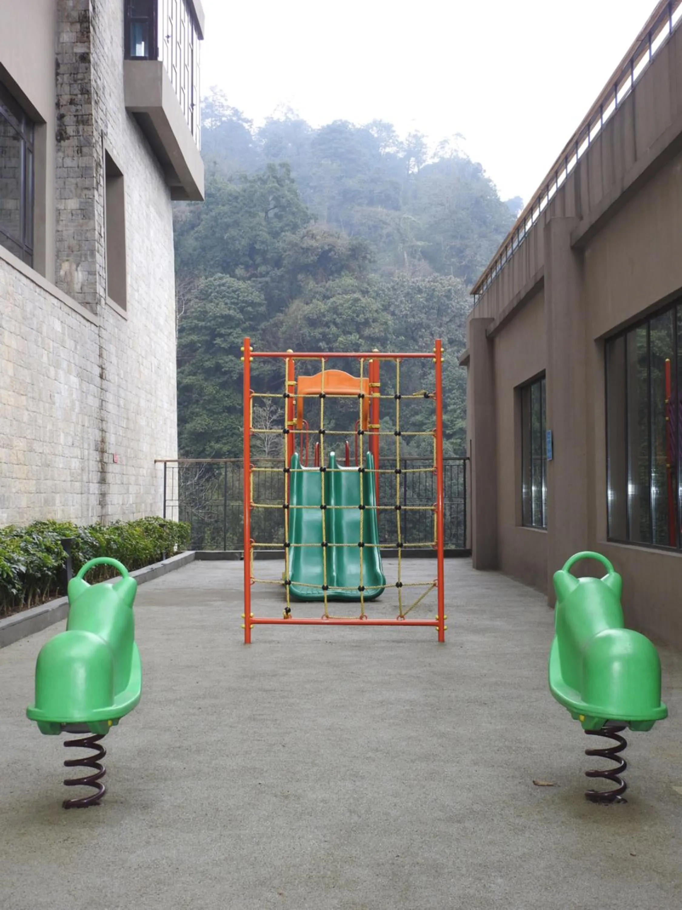 Children play ground in Taj Guras Kutir Resort & Spa, Gangtok