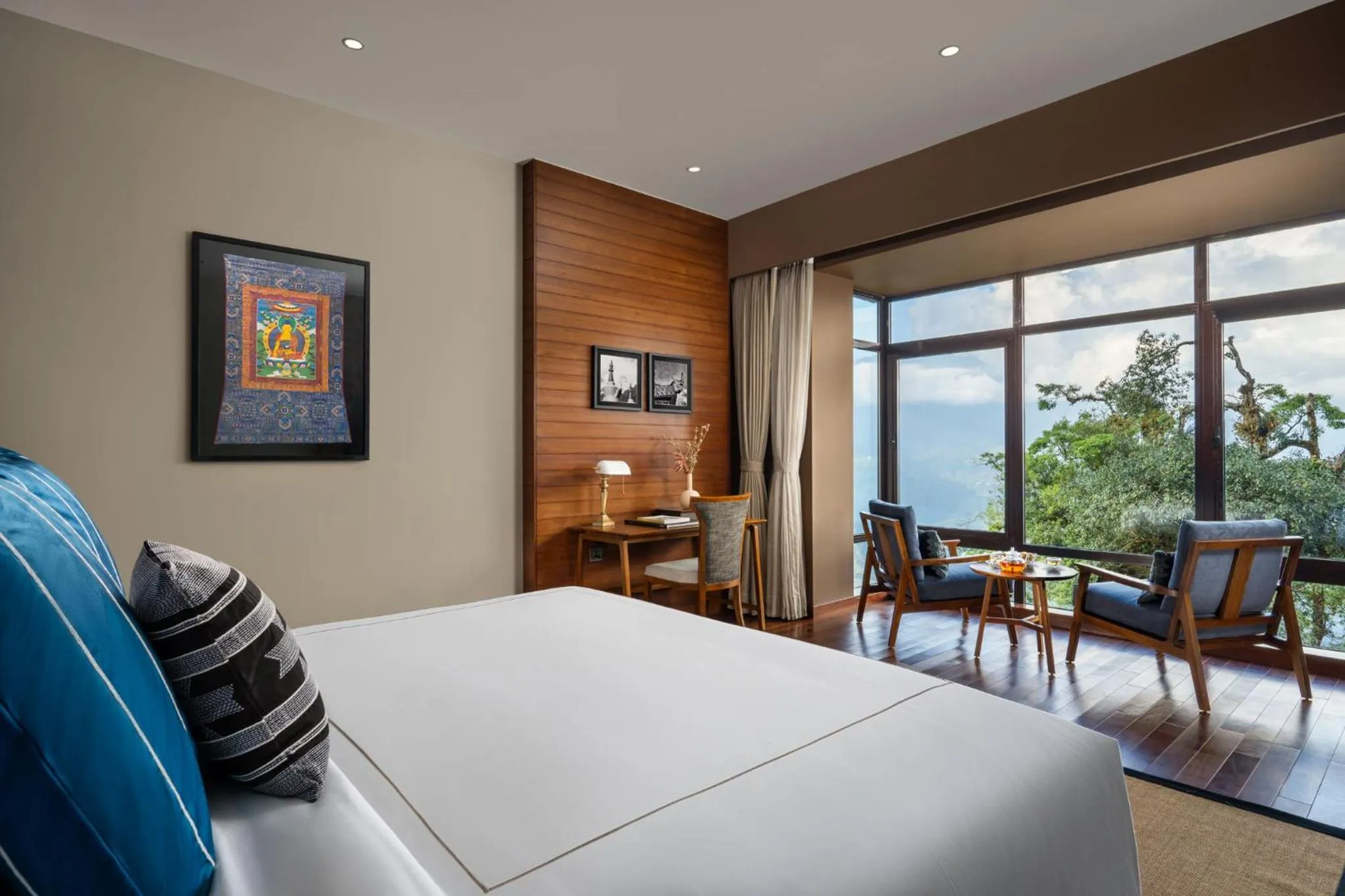 Bed in Taj Guras Kutir Resort & Spa, Gangtok