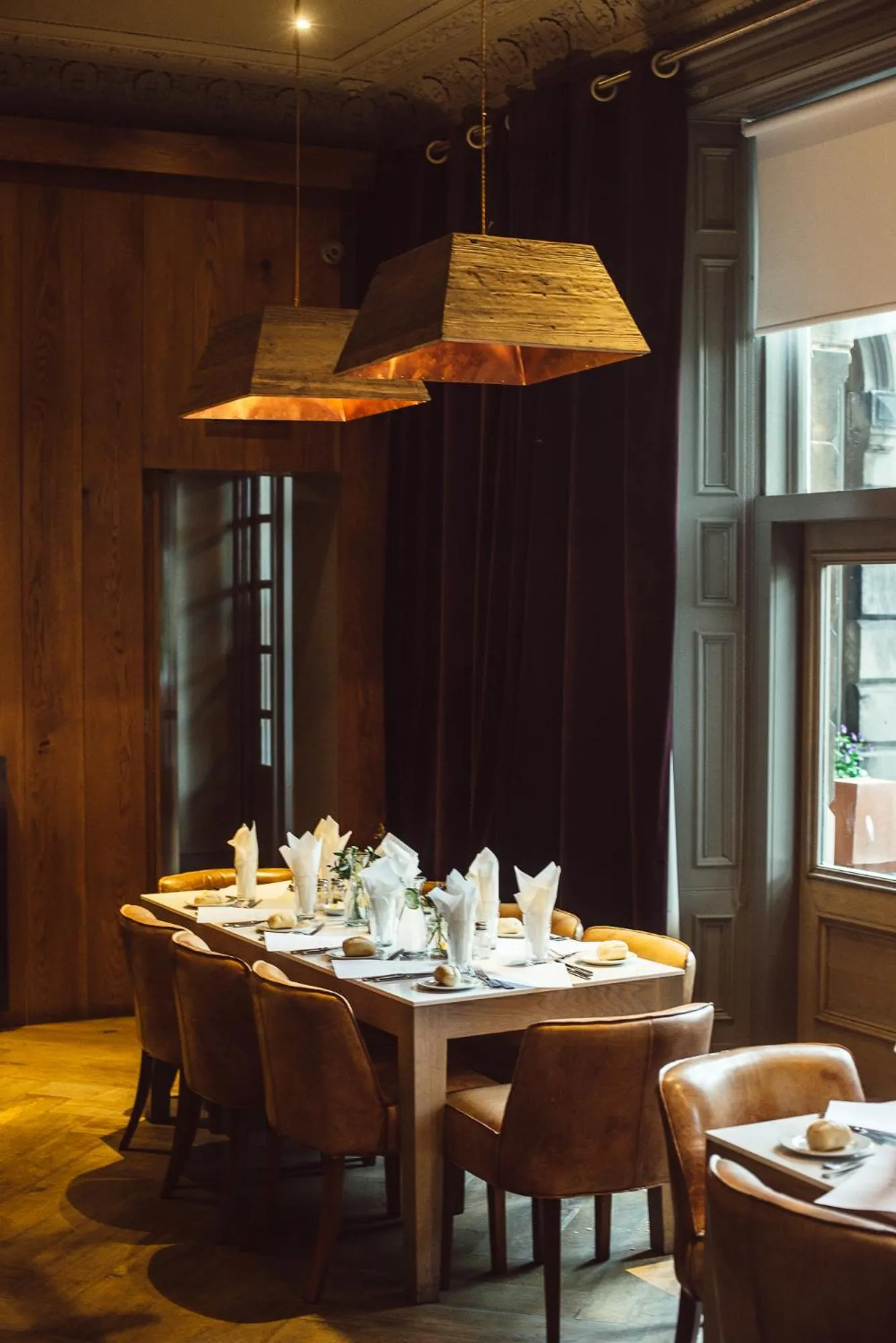 Restaurant/places to eat in Murrayfield Hotel