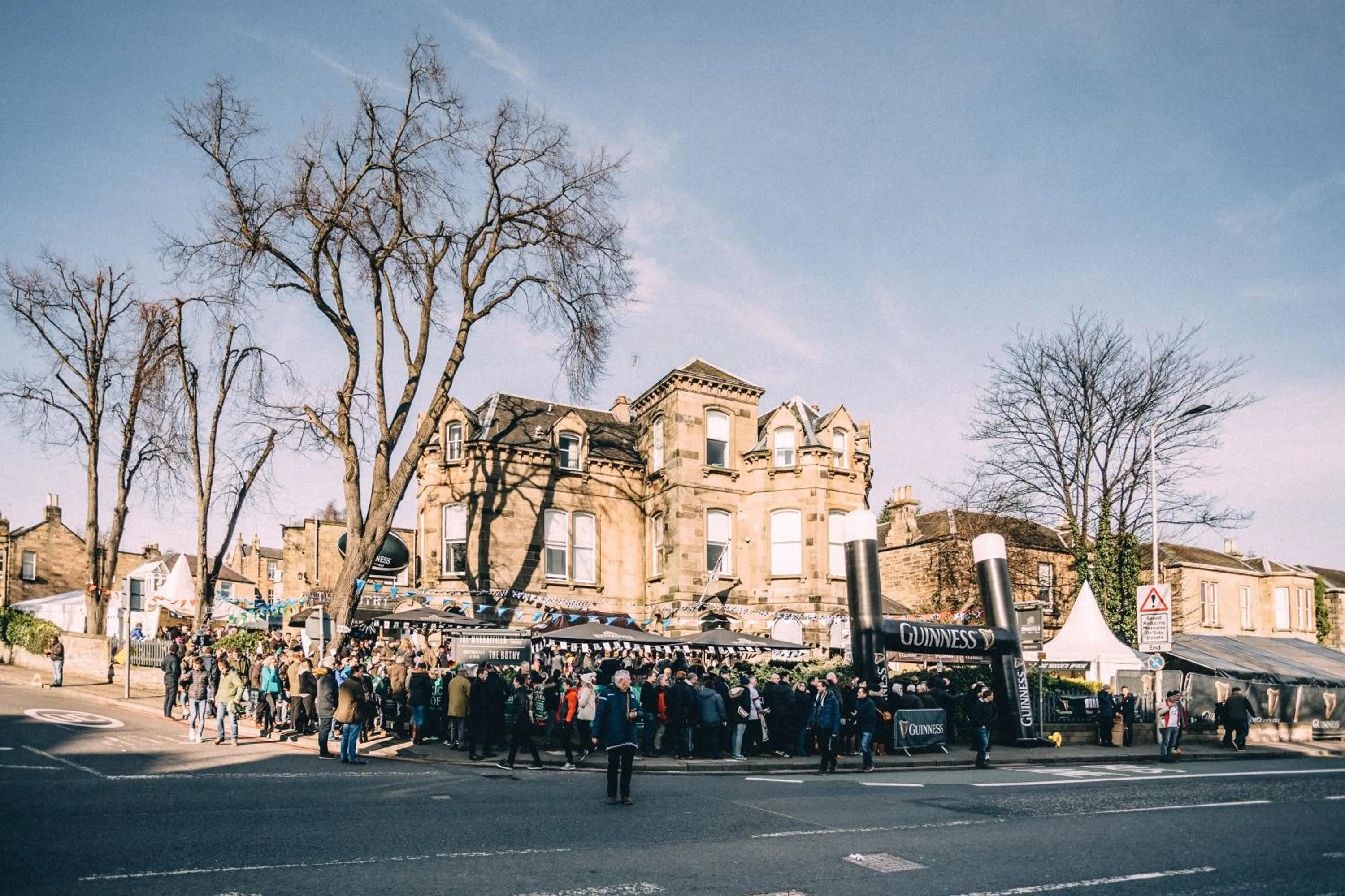 group of guests in Murrayfield Hotel