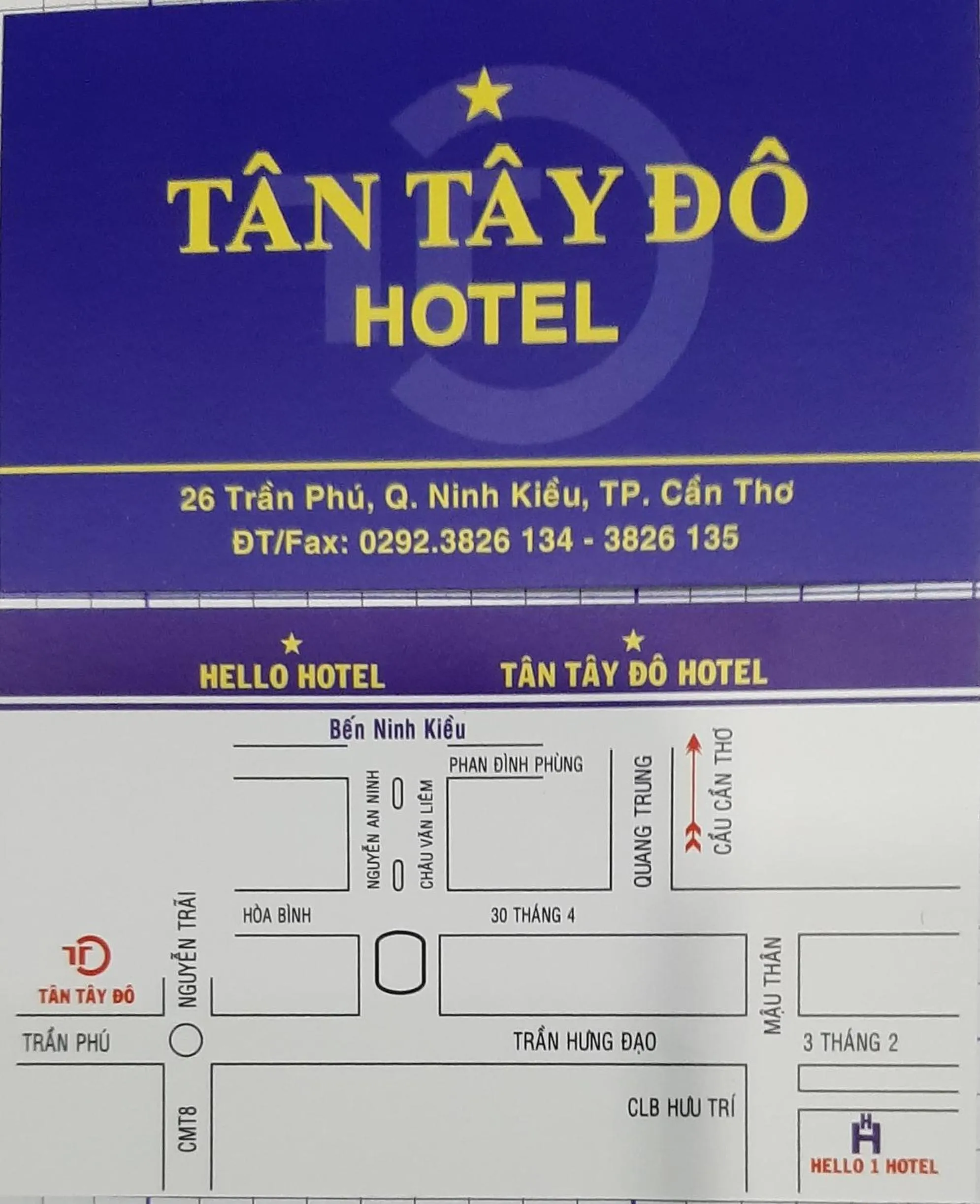 Logo/Certificate/Sign in Tan Tay Do Hotel