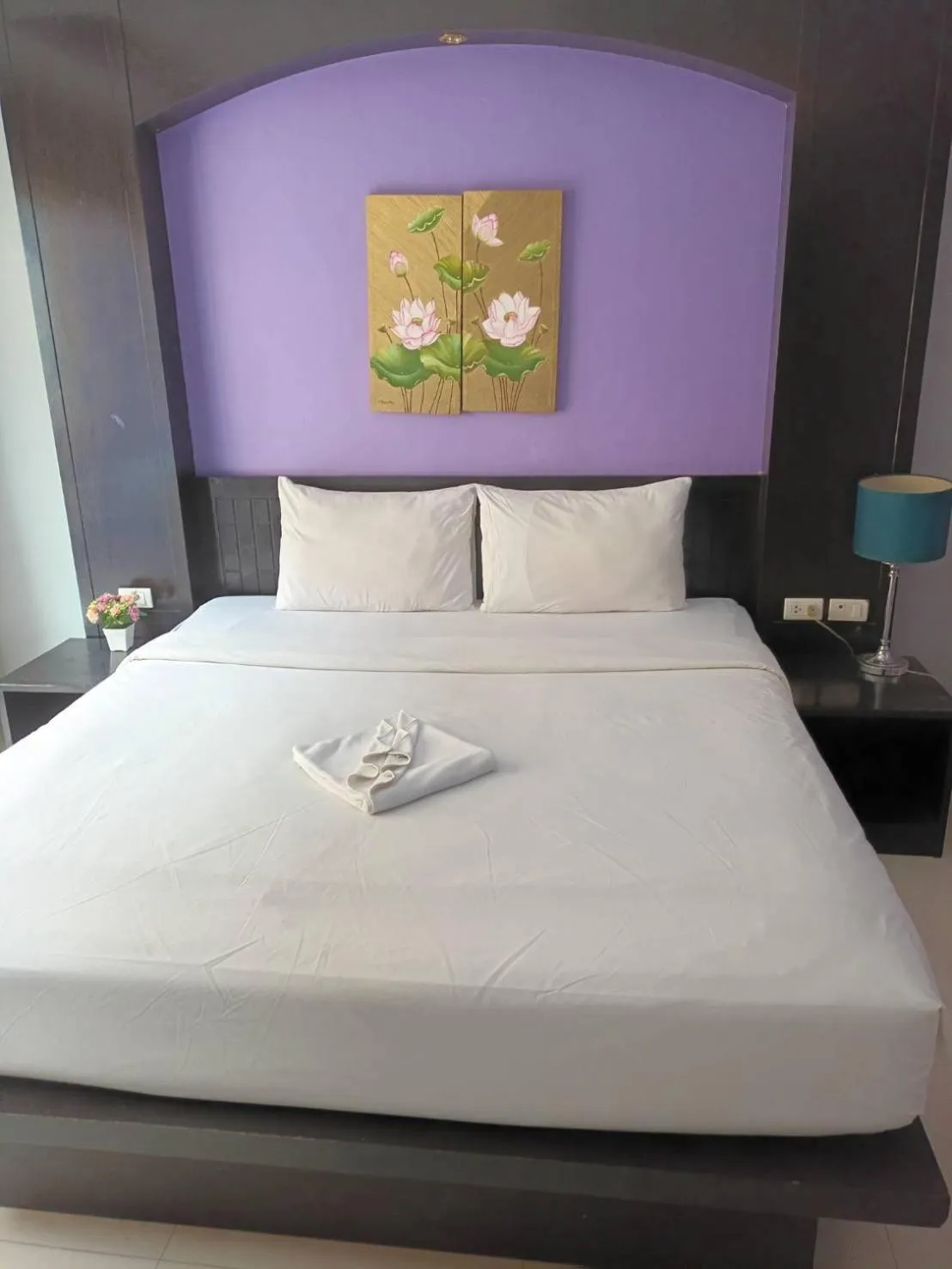 Bed in New Lavender Hotel Patong