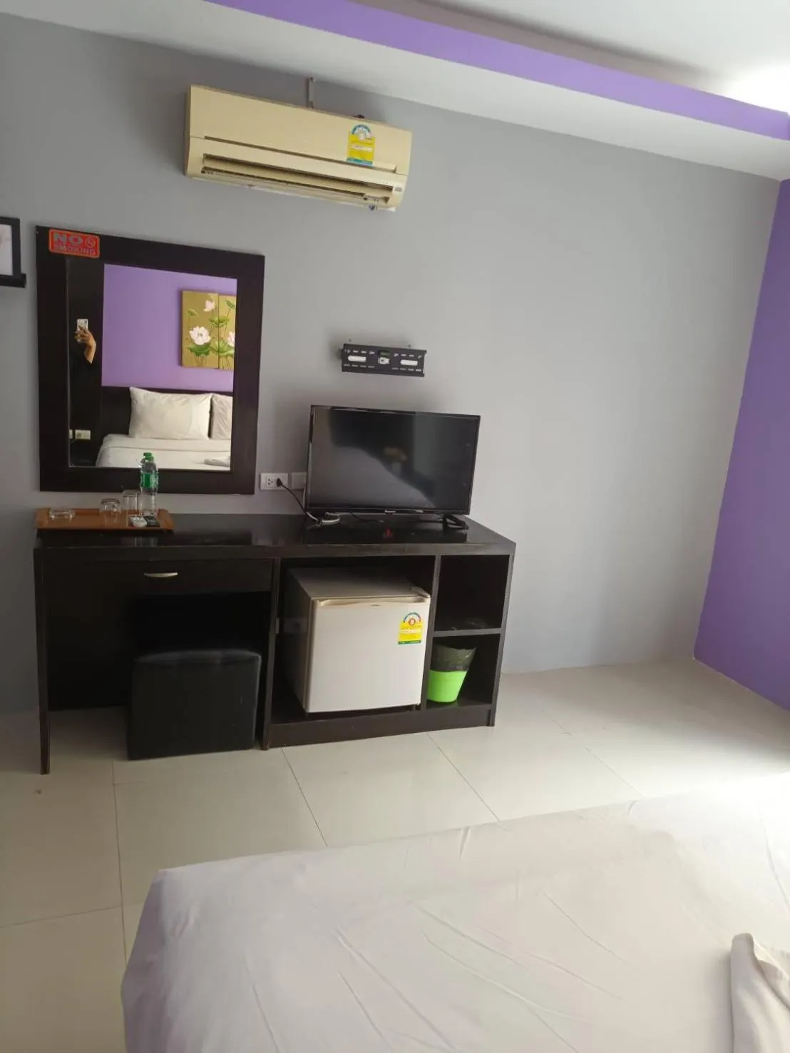 Bed in New Lavender Hotel Patong