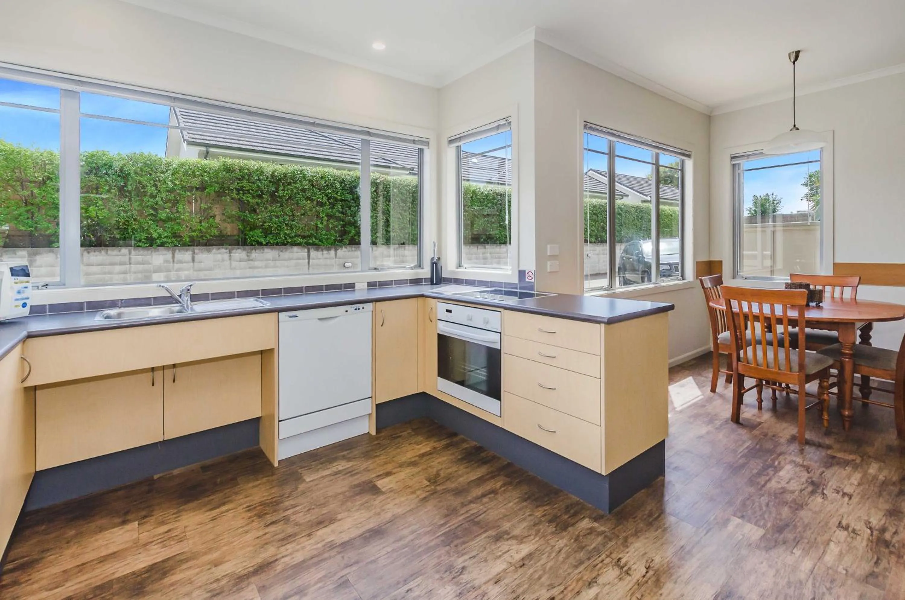 Kitchen or kitchenette in Raumati Sands Resort
