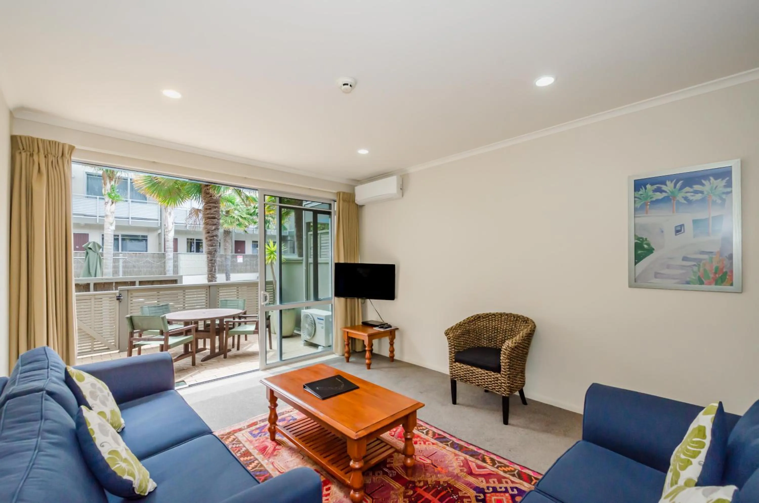 Living room in Raumati Sands Resort