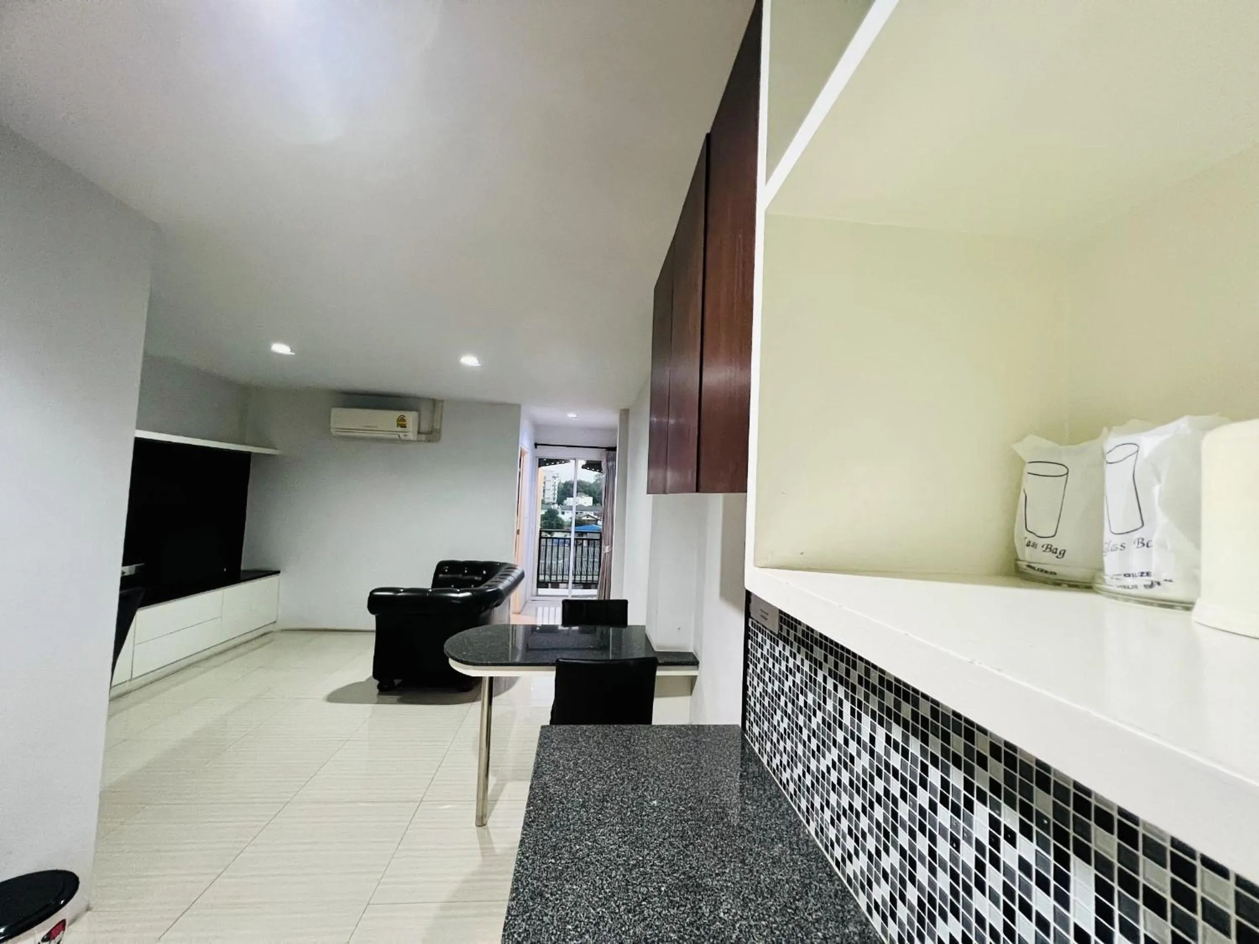 Living room in INN Kham Apartment