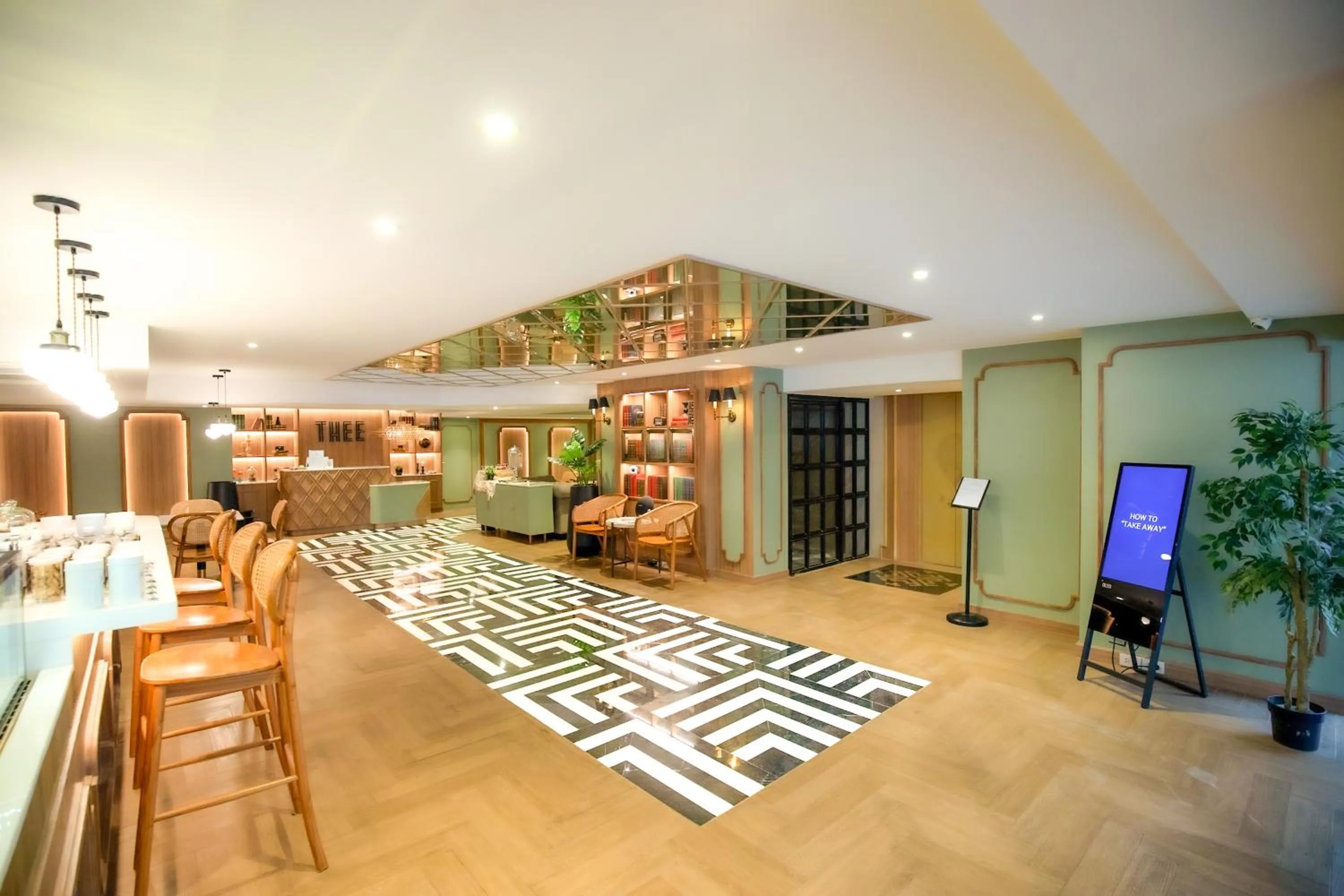 Lobby or reception in THEE Bangkok by TH District "newly renovated"