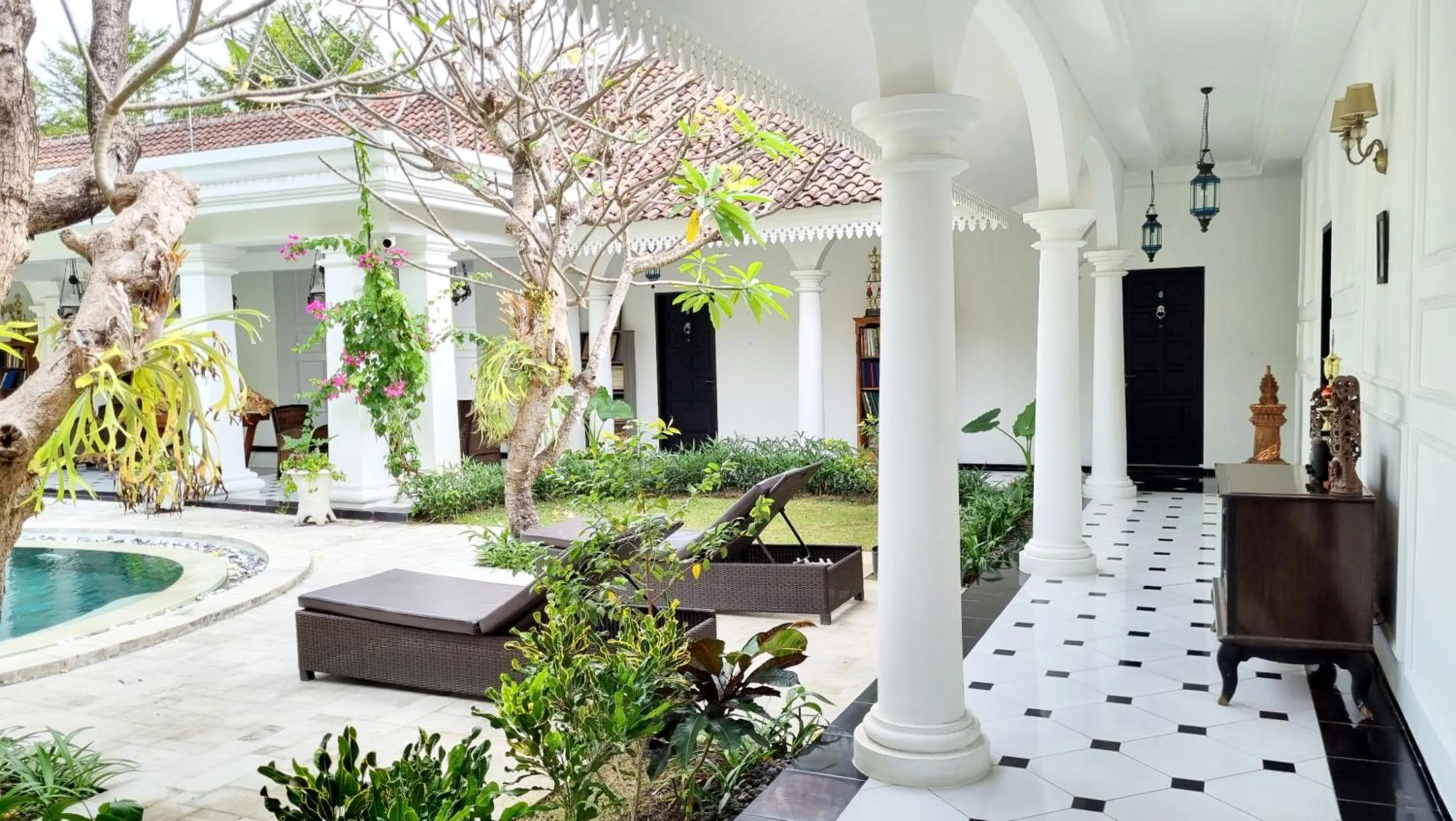 Swimming pool in Omatha Village