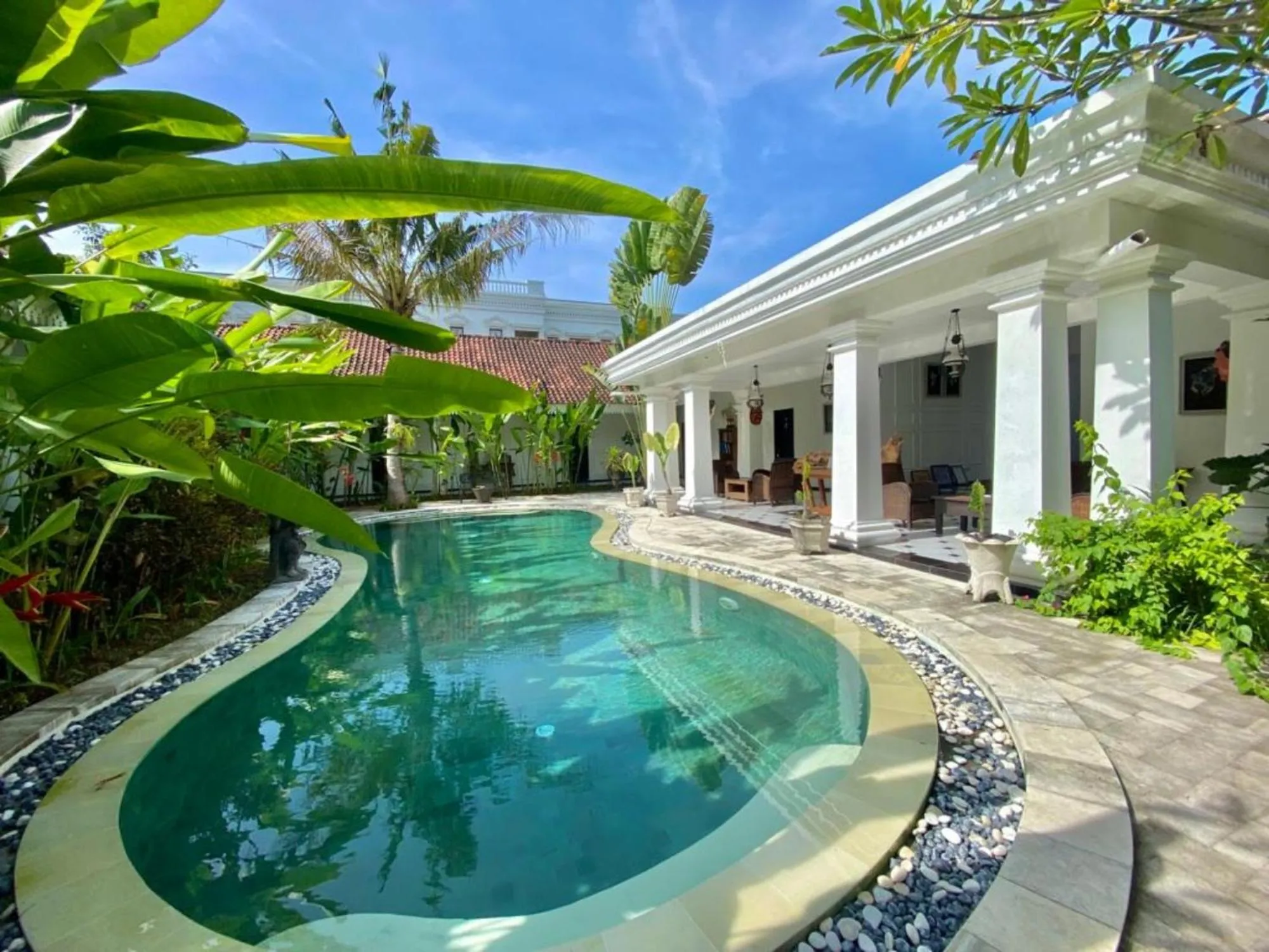 Swimming pool in Omatha Village