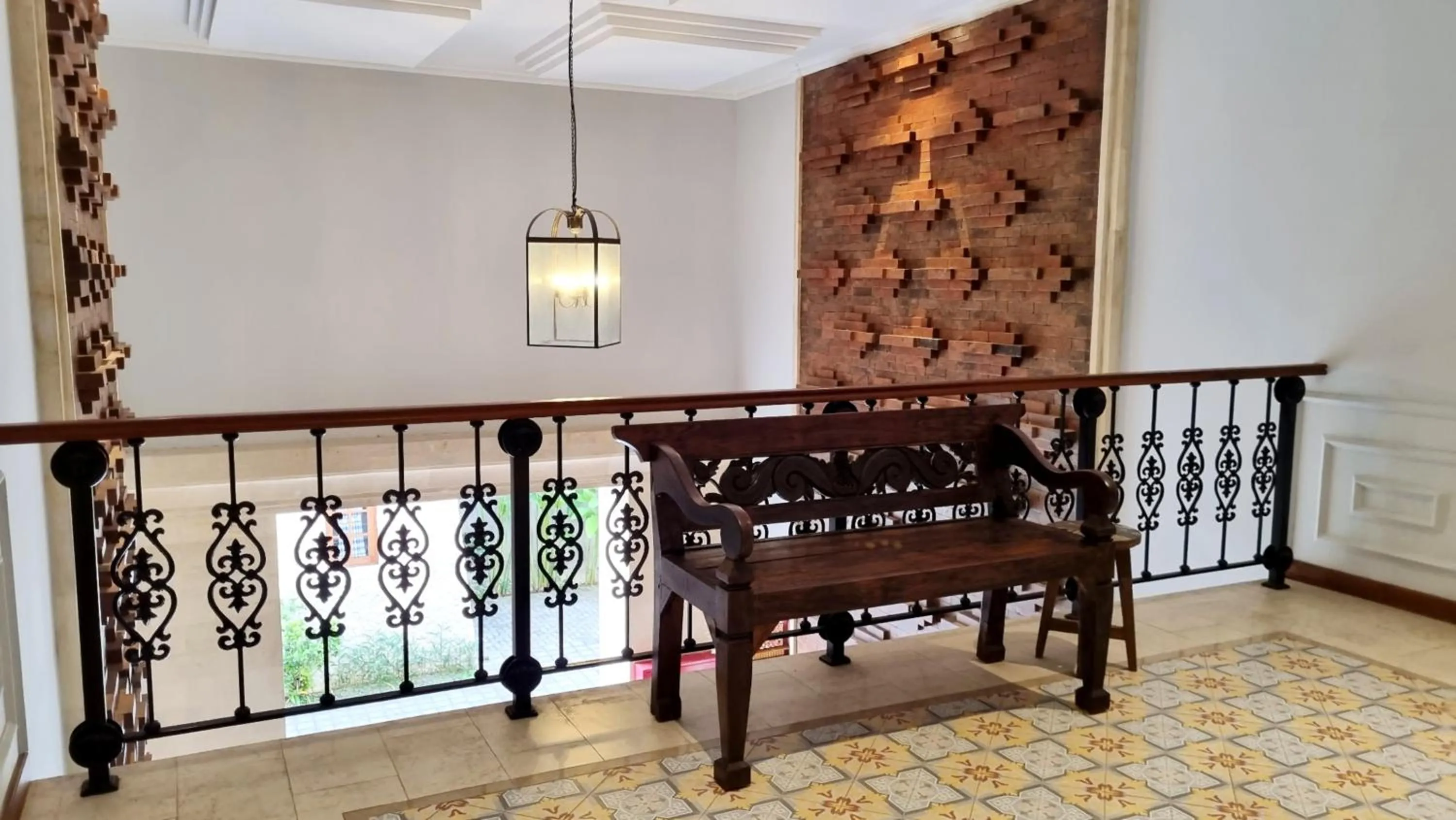 Decorative detail in Omatha Village