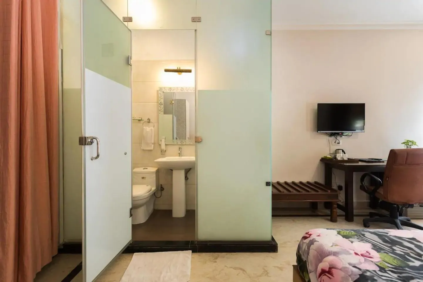 Bathroom in Perch Arbor Suites