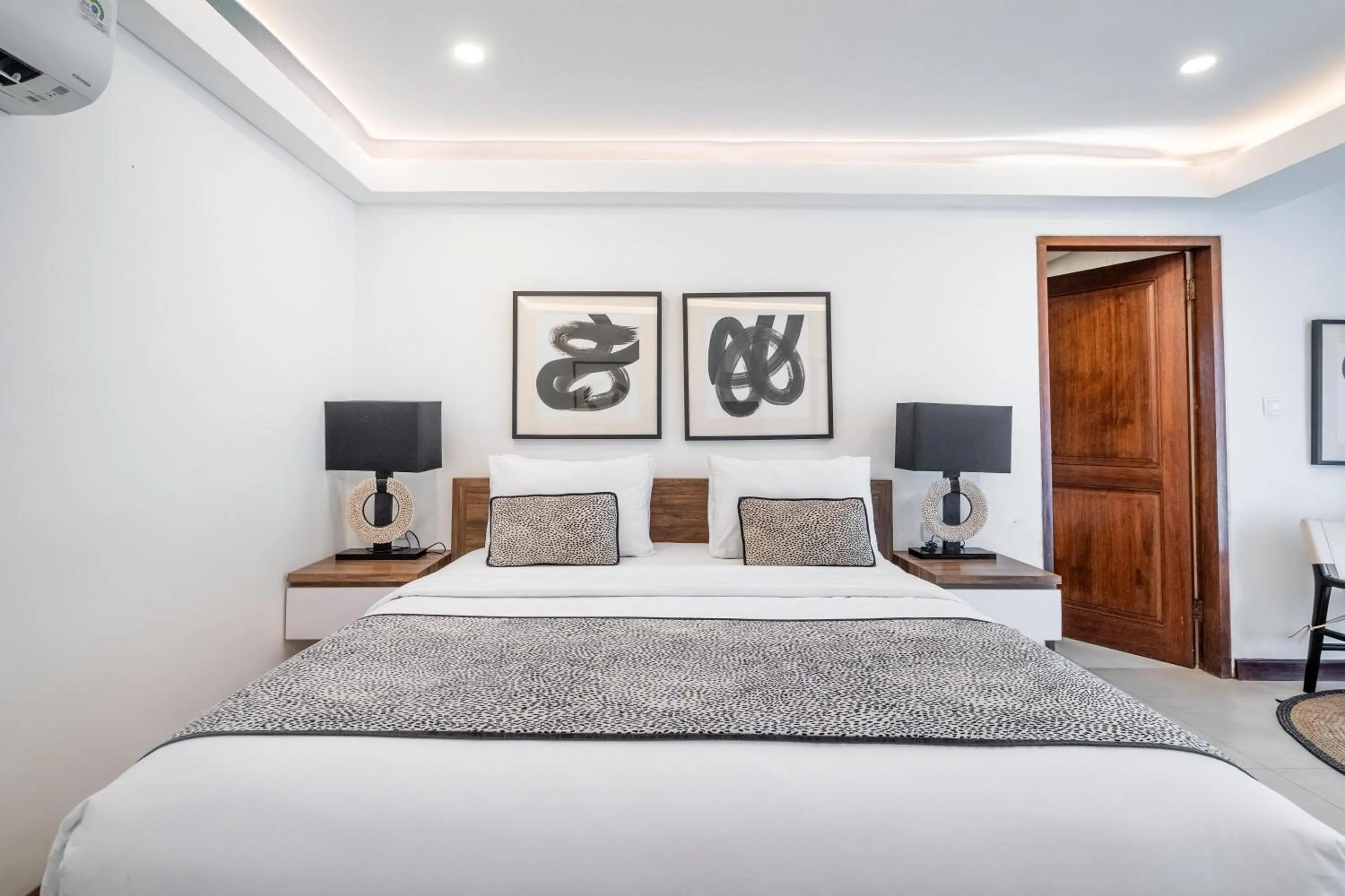 Bedroom, Bed in Vienna Villas by Great Bali Villas