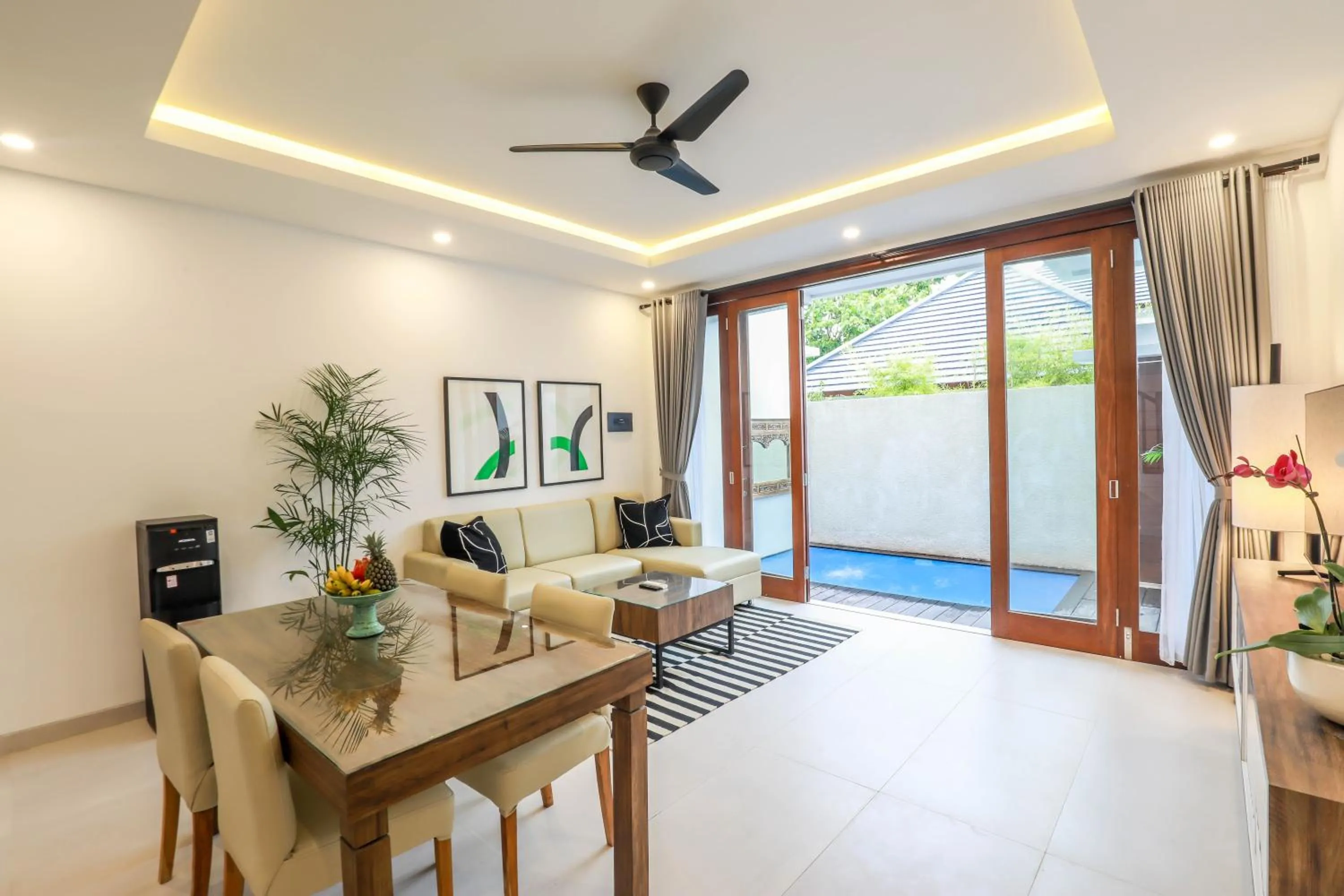 Living room in Vienna Villas by Great Bali Villas
