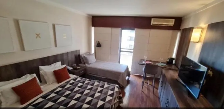 Bed in Hotel Paulista Plaza MCR