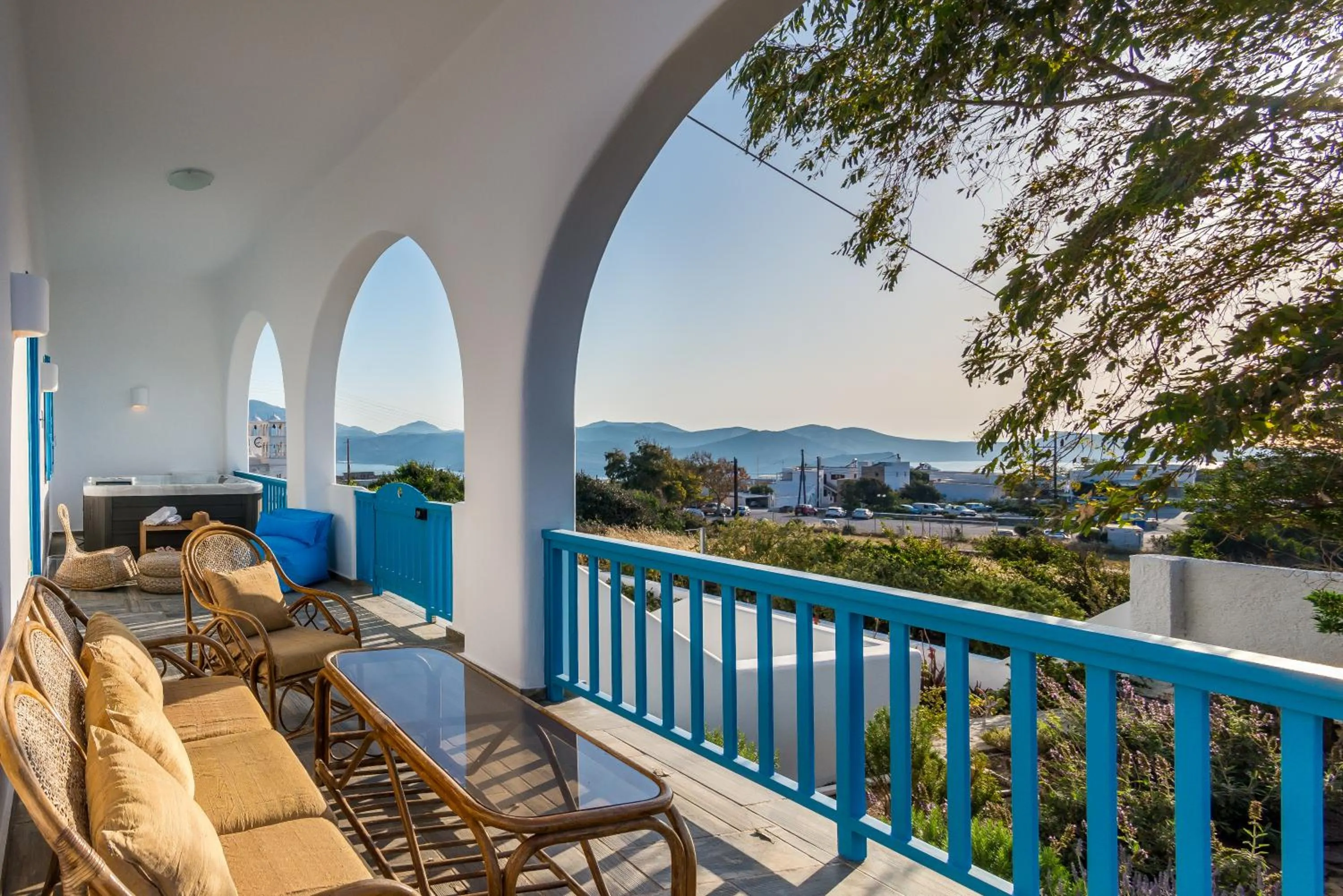 Hot Tub in Eiriana Luxury Suites