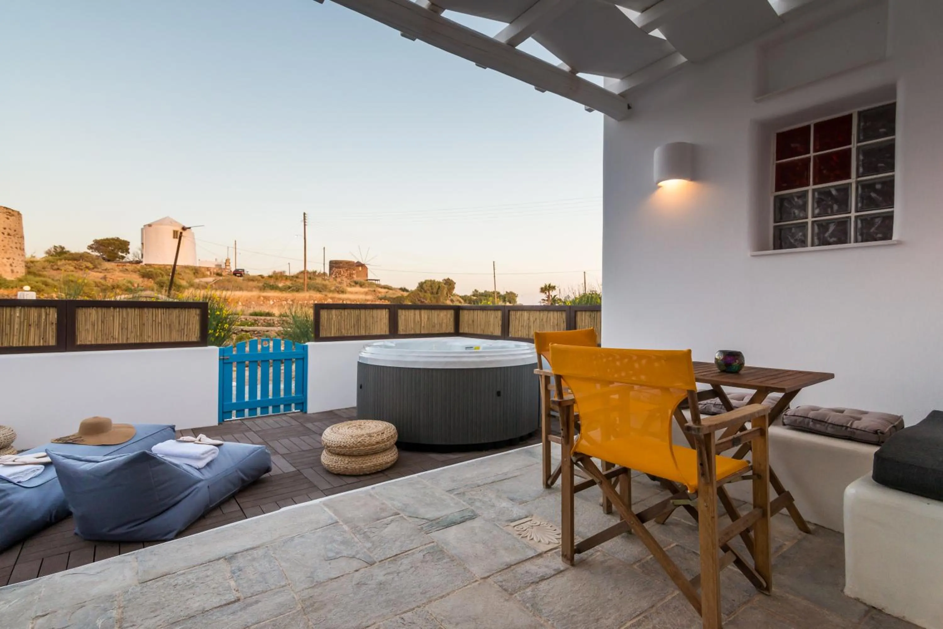 Patio in Eiriana Luxury Suites