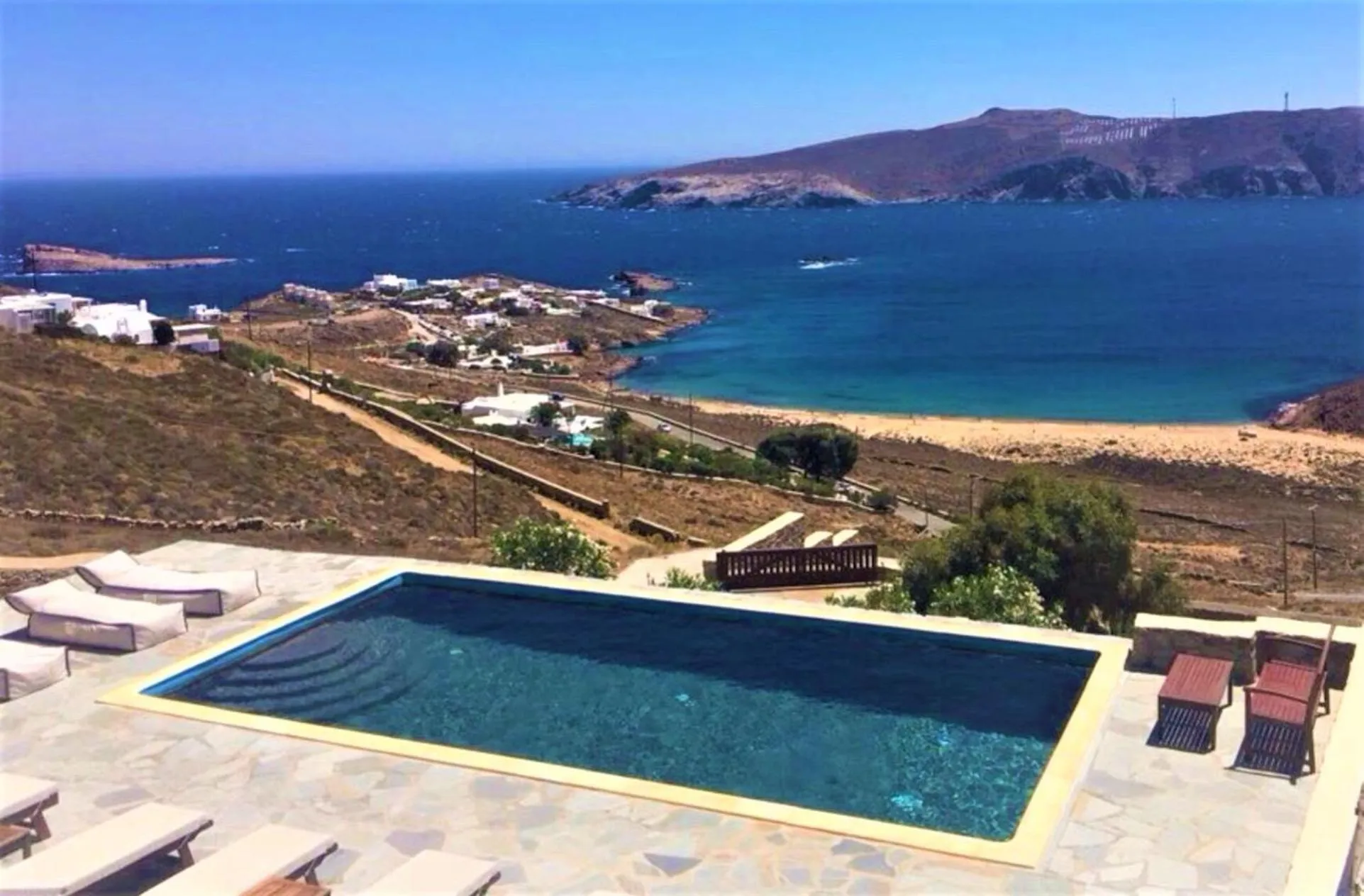 Pool view in Villas Kappas