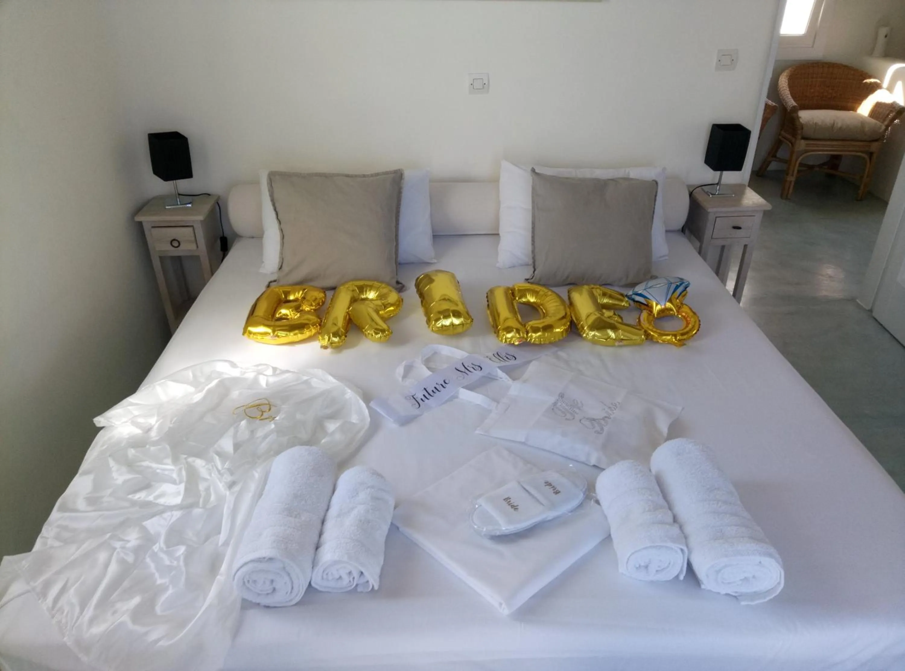 Bed in Villas Kappas