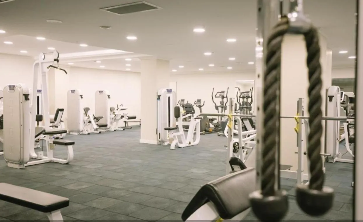 Fitness centre/facilities in Burgaz İzer Hotel