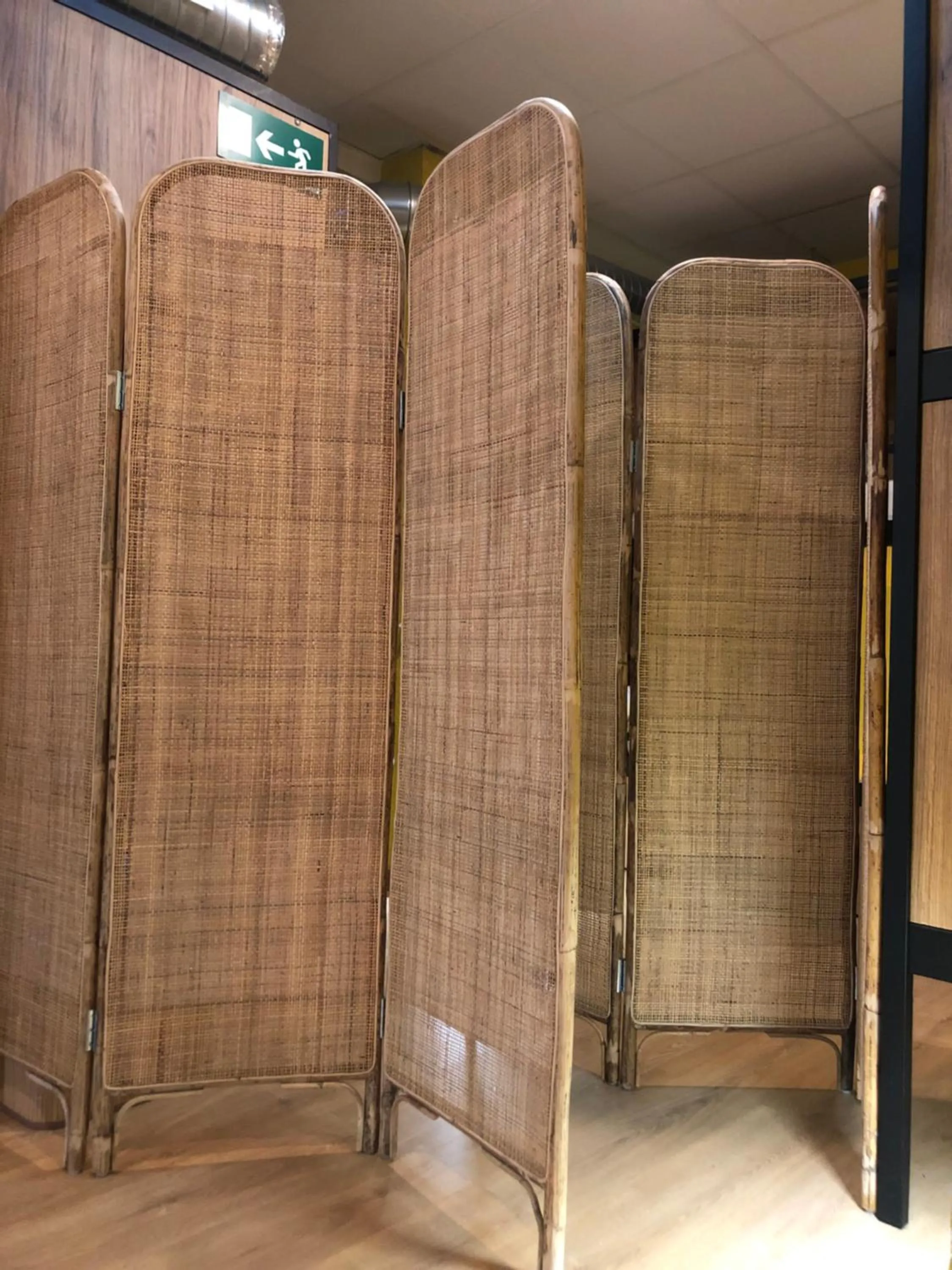 Decorative detail in Debod Hostel