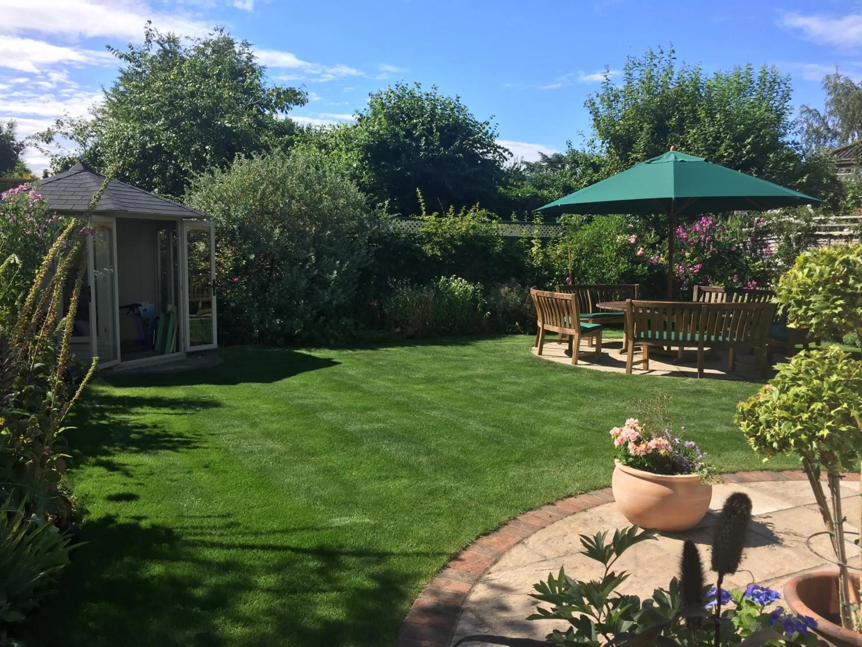 Garden in Copperfields Guest House