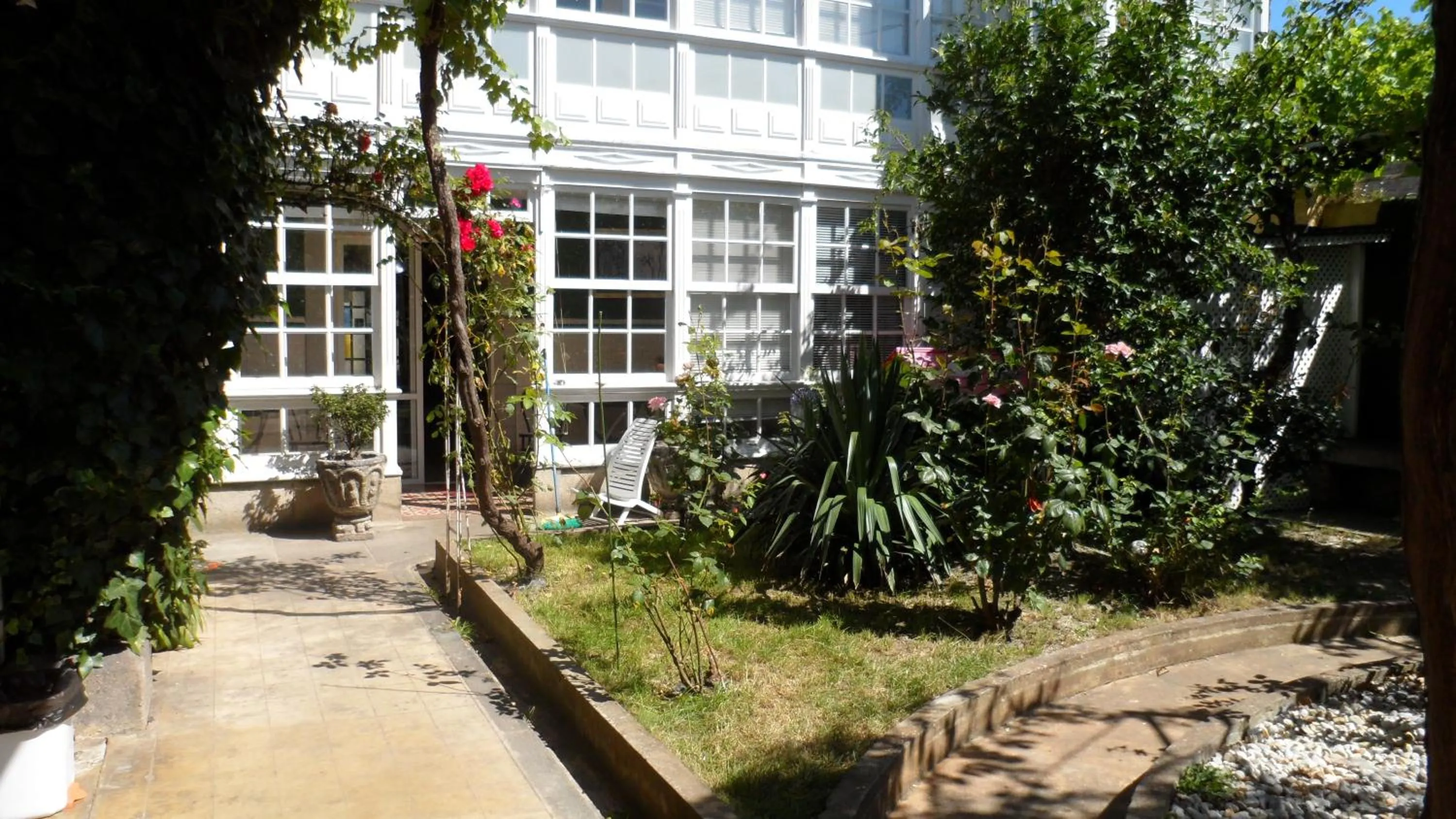 Garden in Pension-Albergue Don Alvaro