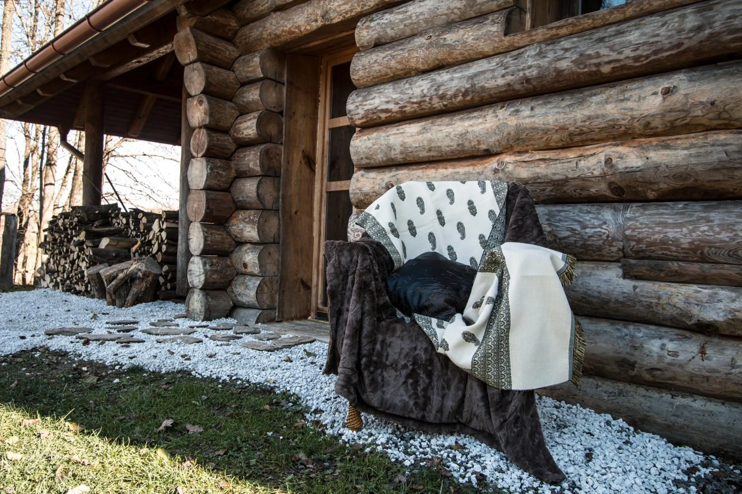 Decorative detail in Koča na samem