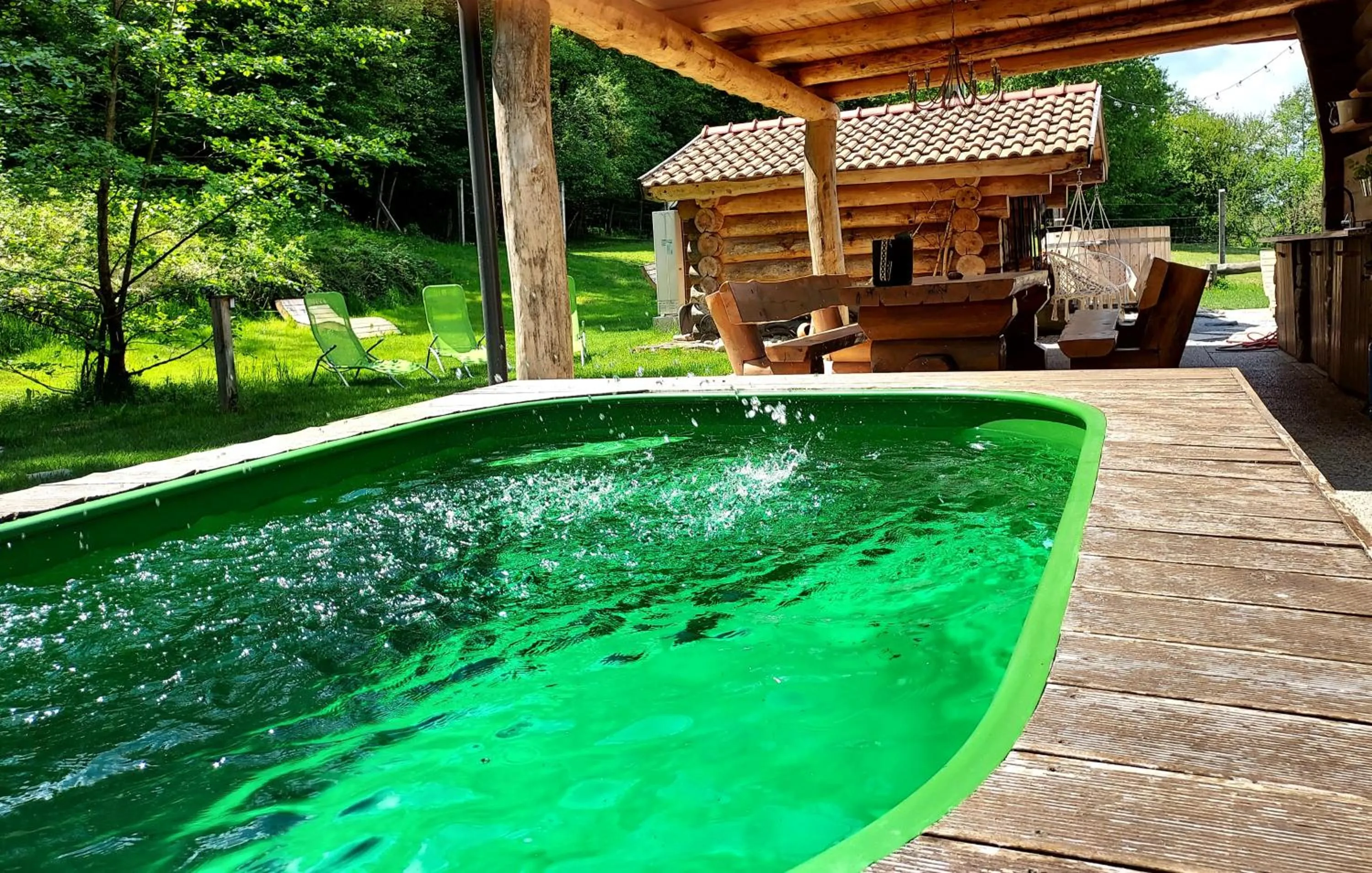 Swimming pool in Koča na samem