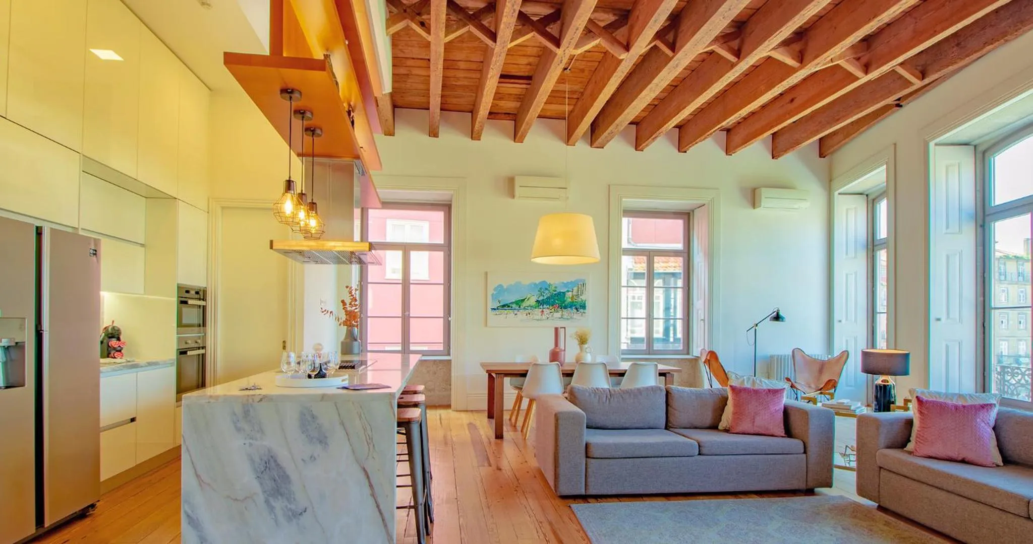 Living room in RIBEIRA by YoursPorto