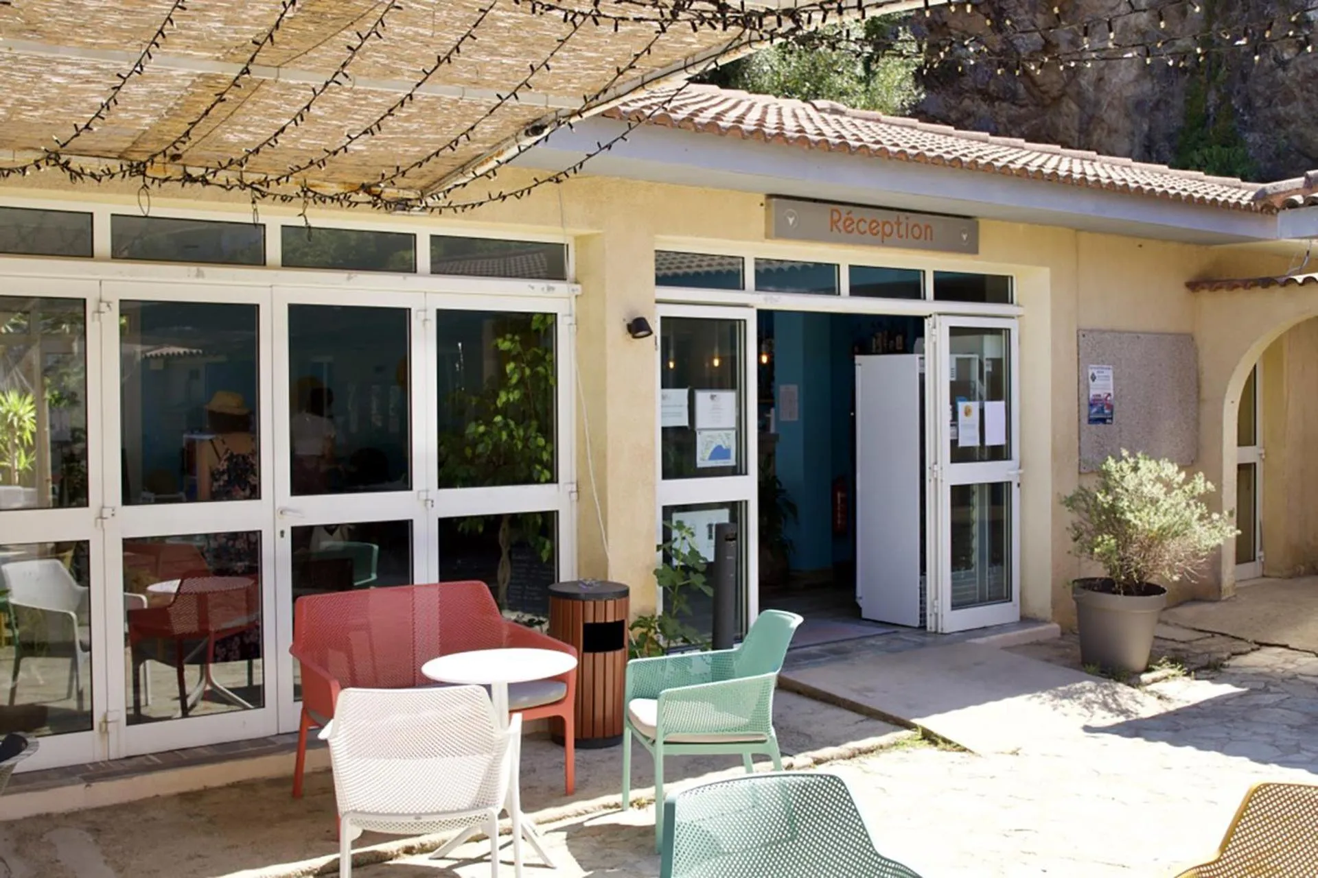 Lobby or reception in Hôtel Sampiero