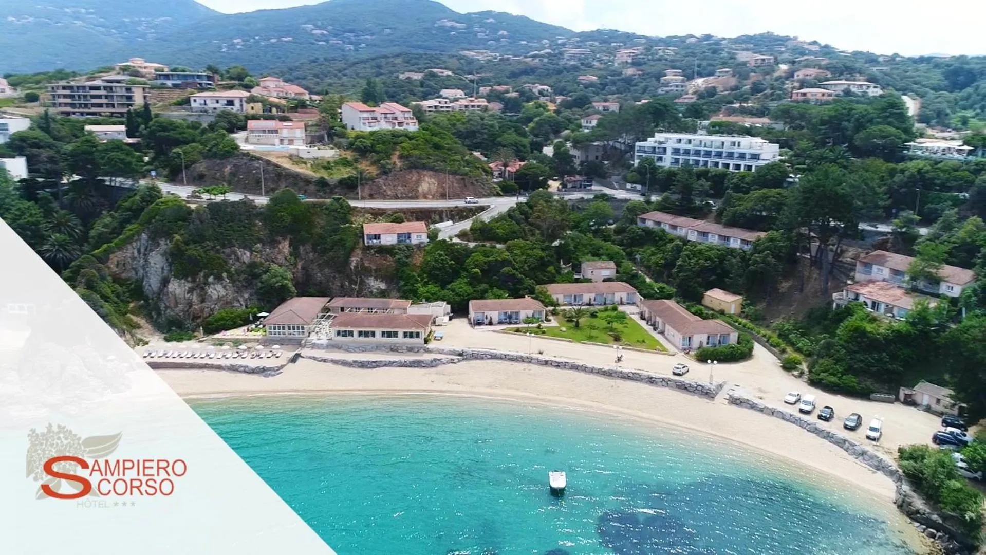 Bird's eye view in Hôtel Sampiero