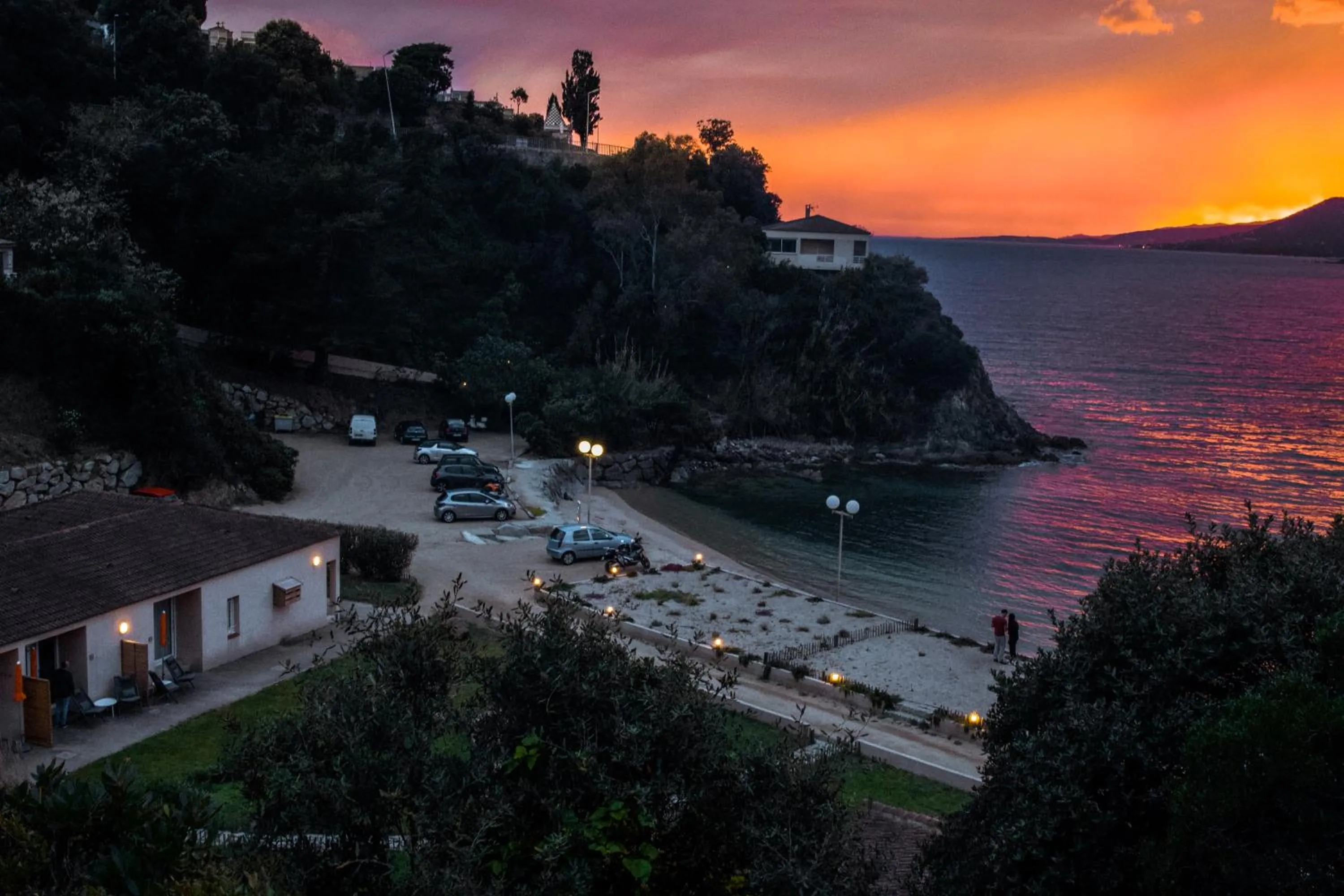 Natural landscape in Hôtel Sampiero