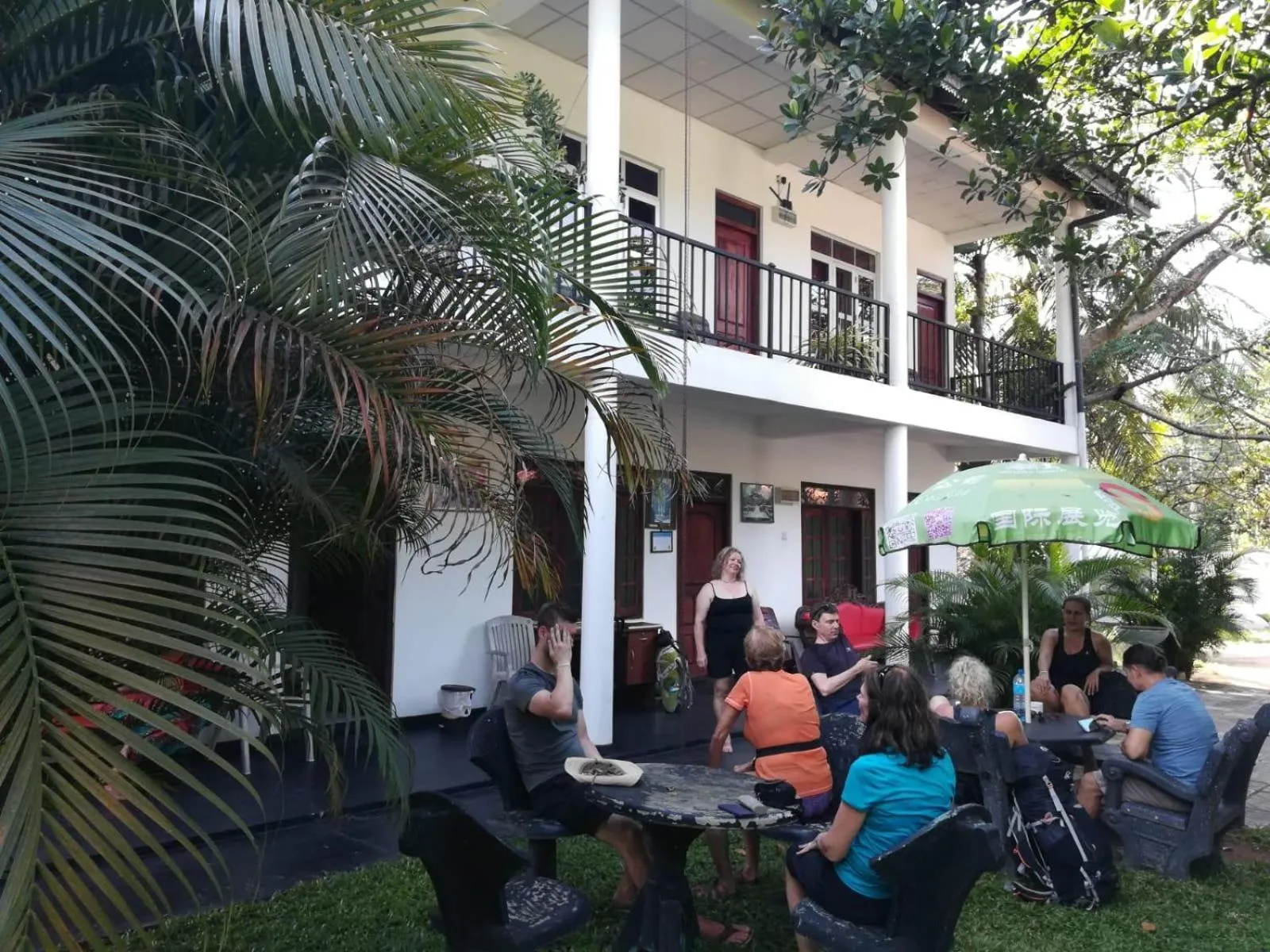 Garden view in Takeshi Inn