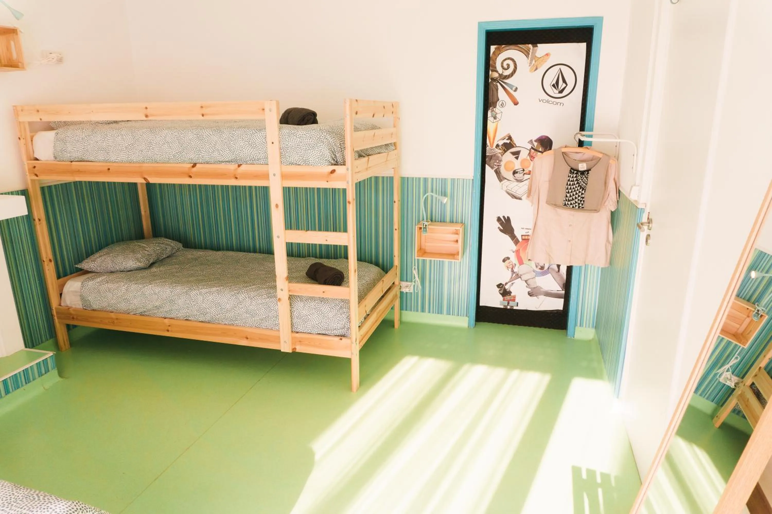 bunk bed in Hospedium Hostel República Surf House